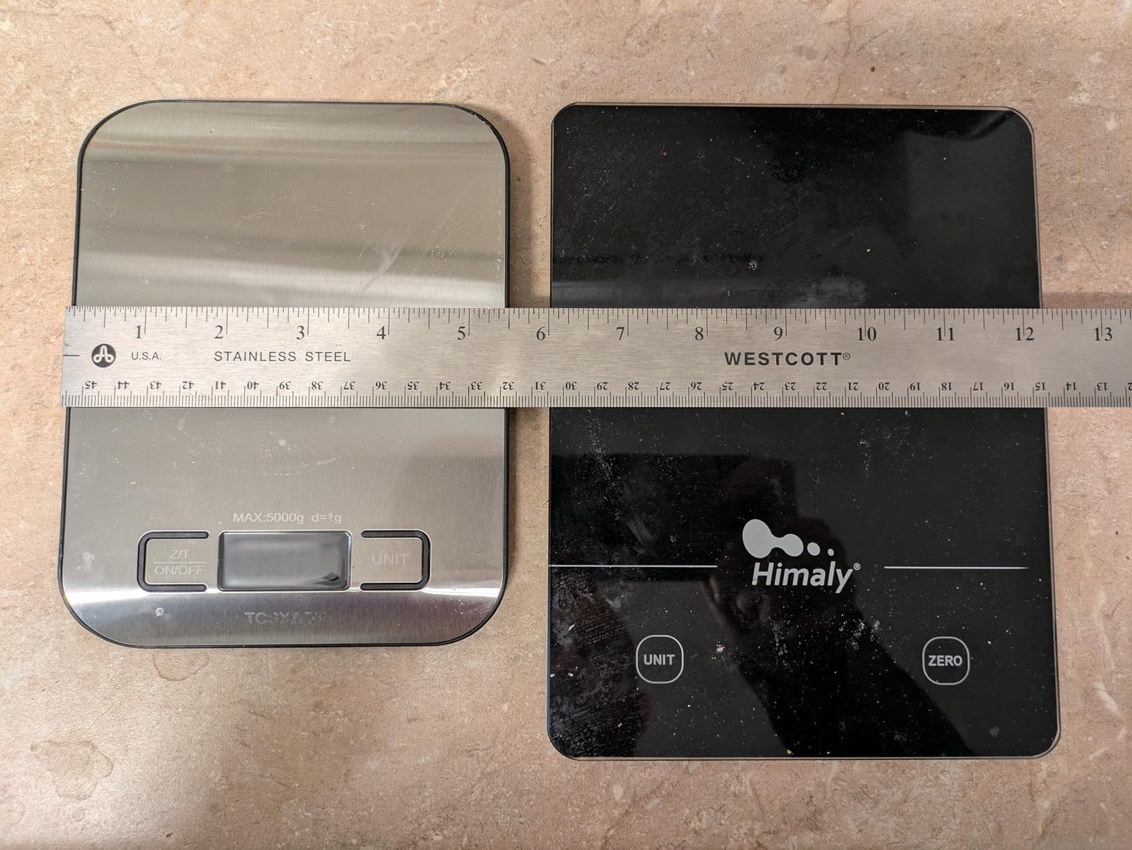 Food Scale, 11lb Digital Kitchen Scale with 6 Units LCD Display and Tare Function,Compact Design for Baking,Healthy Cooking,Meal Prep, 304 Stainless Steel customer photo 2