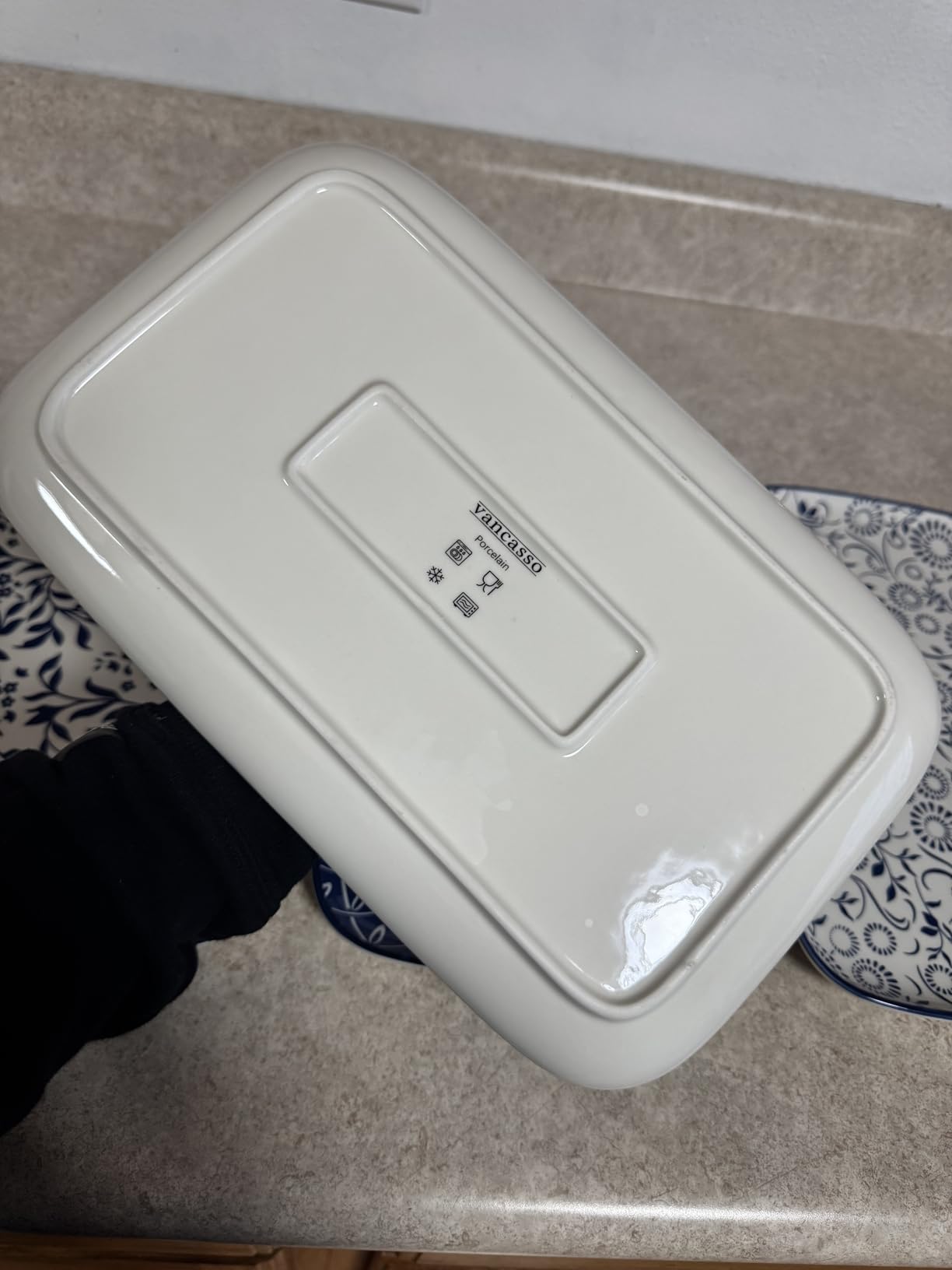 vancasso Porcelain Serving Trays for Party, Serving Platters Set of 3, Serving Dishes for Entertaining, Ceramic Party Trays and Platters for Serving Food, 16