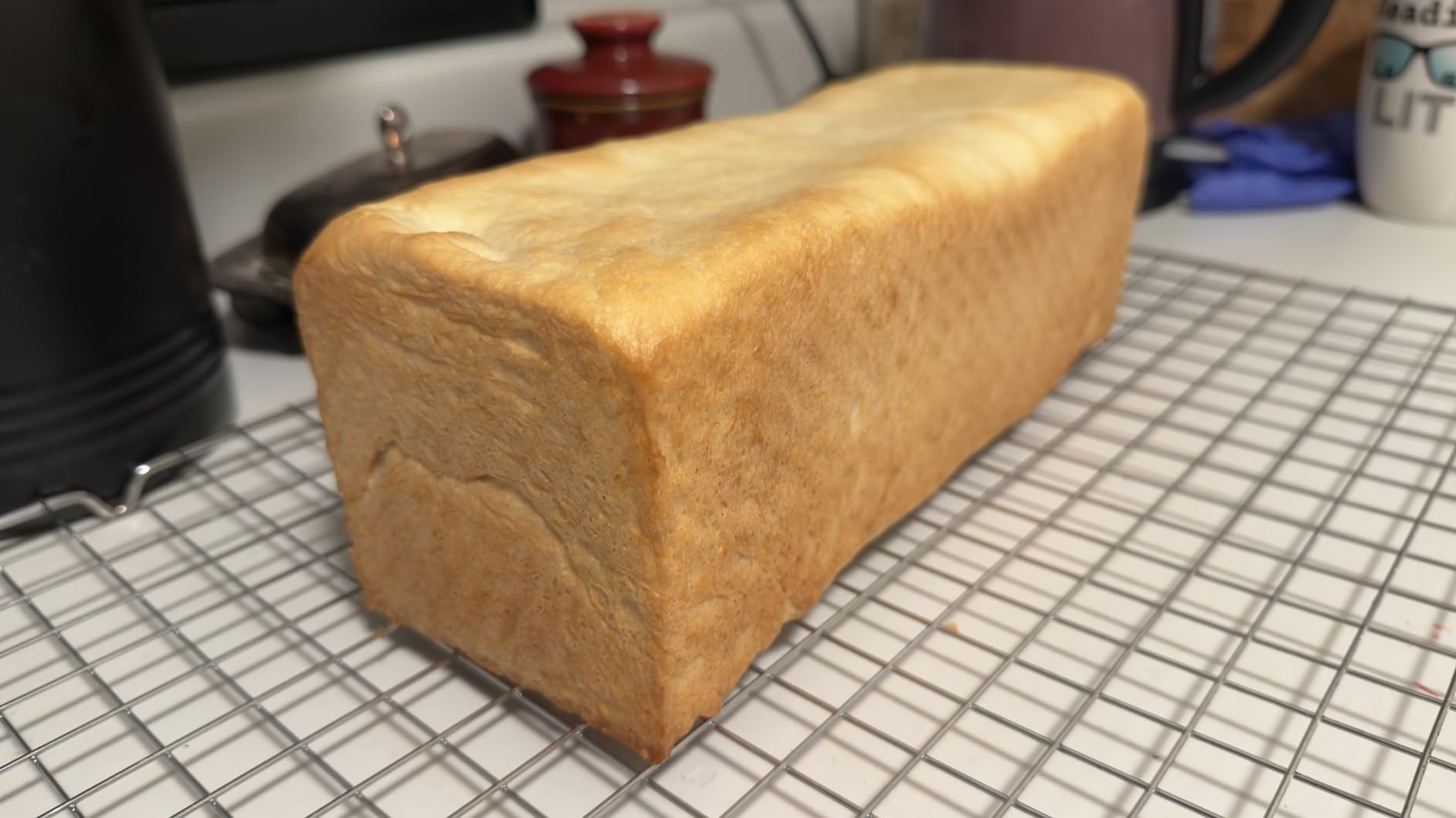 3 Pack Set Pullman Loaf Pan with Lids, 2.2 lb & 1 lb & 0.8 lb Dough Capacity,Non-Stick Sandwich Bread Loaf Pan for Homemade Baking Bread customer photo 1