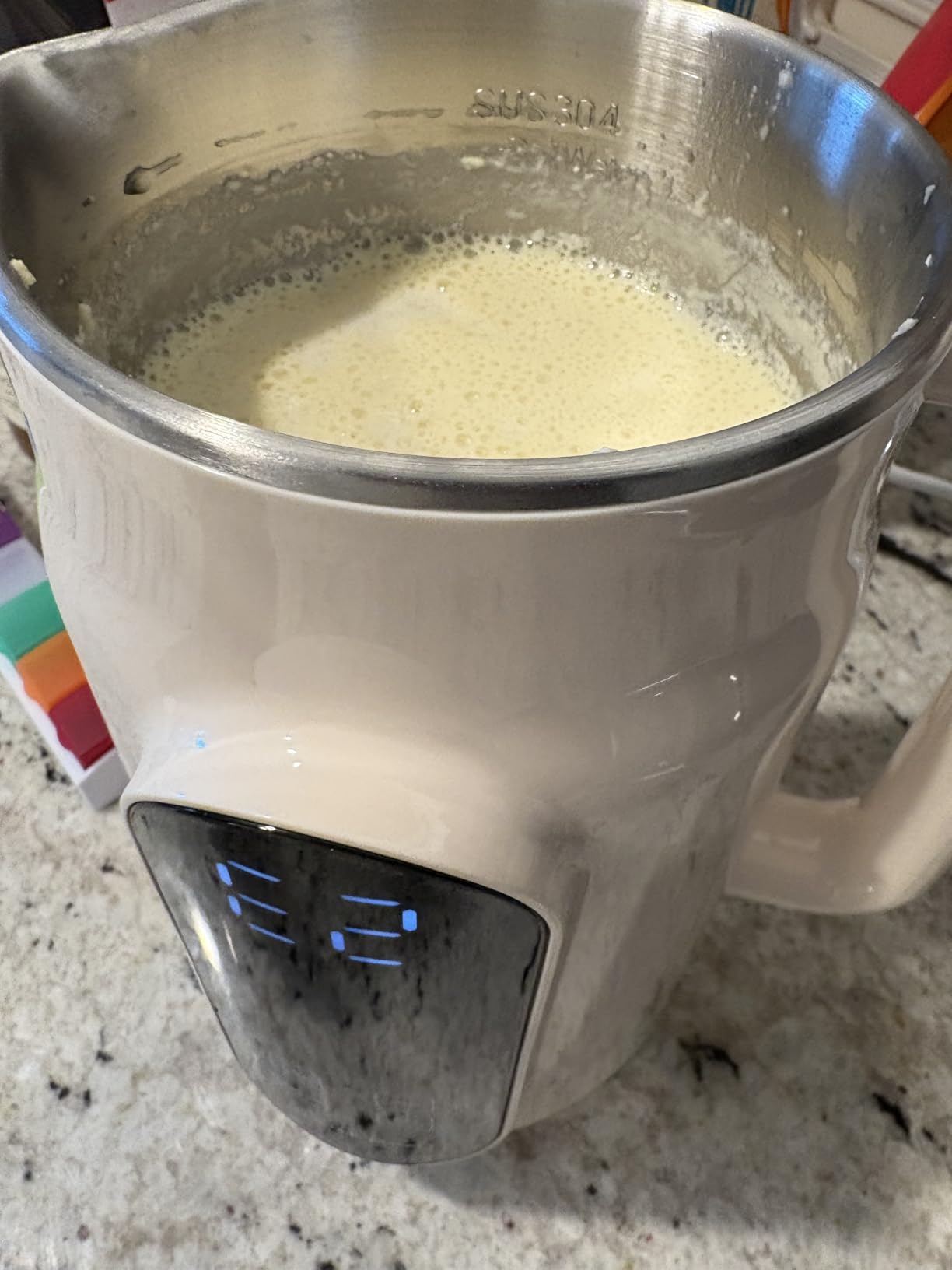 10 in 1 Nut Milk Maker Machine, 42oz IMD Screen Almond Milk Maker, Soy Milk Maker with Self-Cleaning, Delay Start, Keep Warm, Boil Water, Automatic Plant-Based Milk Blender for Soybean, Oat, Coconut customer photo 2