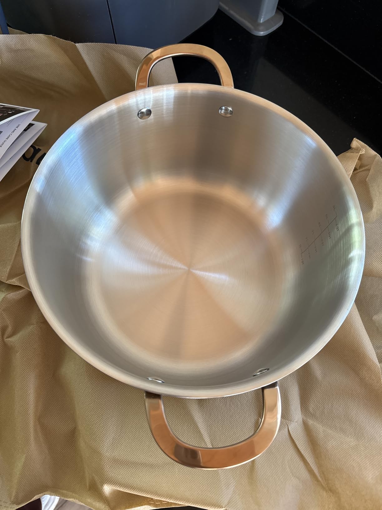 CAROTE 8 Qt Tri-Ply Stainless Steel Stockpot, Non-Toxic Stock Pot with Lid, Soup Pot for Pasta, Even Heating, Oven Safe, Induction, Ceramic and Gas Cooktops Compatible, Silver customer photo 1