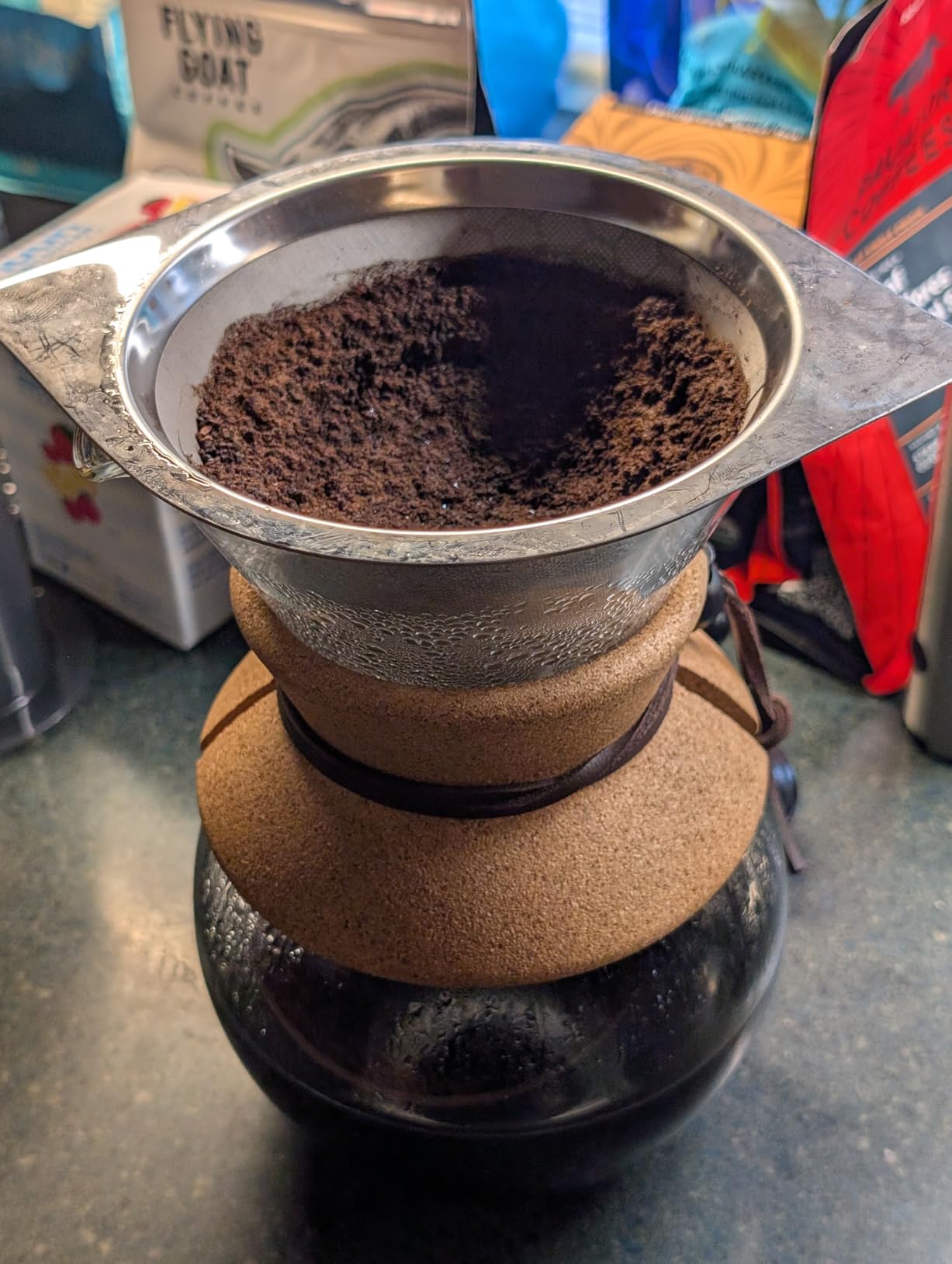 Coffee Filters Perfect Compatible for Chemex 6,8,10 Cup Glass Coffeemaker,Suitable for Bodum & Hario V60,Reusable Stainless Steel Coffee Dipper -Best Coffee Maker and Bar Accessories customer photo 1