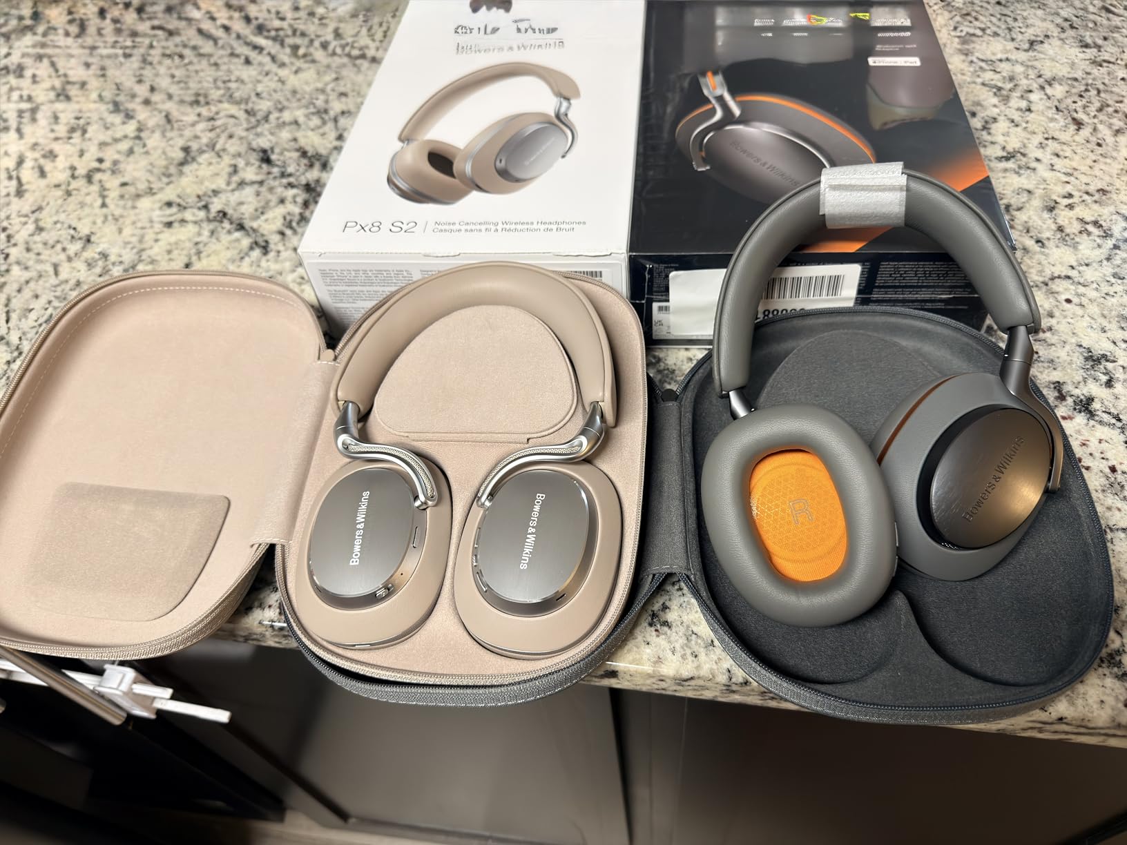 Bowers & Wilkins Px8 S2 Wireless Over-Ear Headphones, Active Noise Cancelling & Transparency Mode, High-Res Playback, 30H Playtime with Quick Charge Support, Bluetooth Headphones, Onyx Black customer photo 2