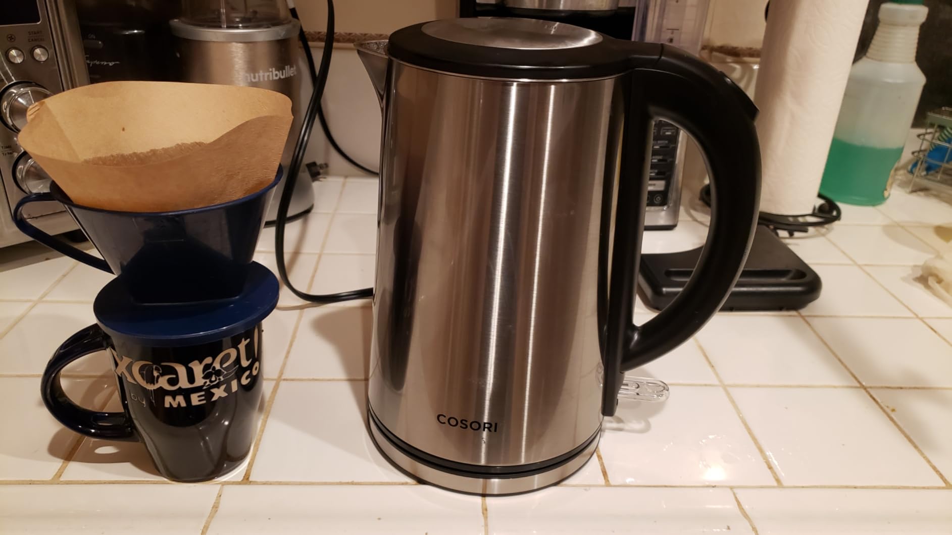 COSORI Electric Kettle, Plastic-Free Interior, 2 Lid Opening Angles, Easy to Clean, Automatic Shut Off & Boil-Dry Protection, Stainless Steel Tea Kettle, Hot Water Boiler & Heater, 1.7L, 1500W customer photo 2