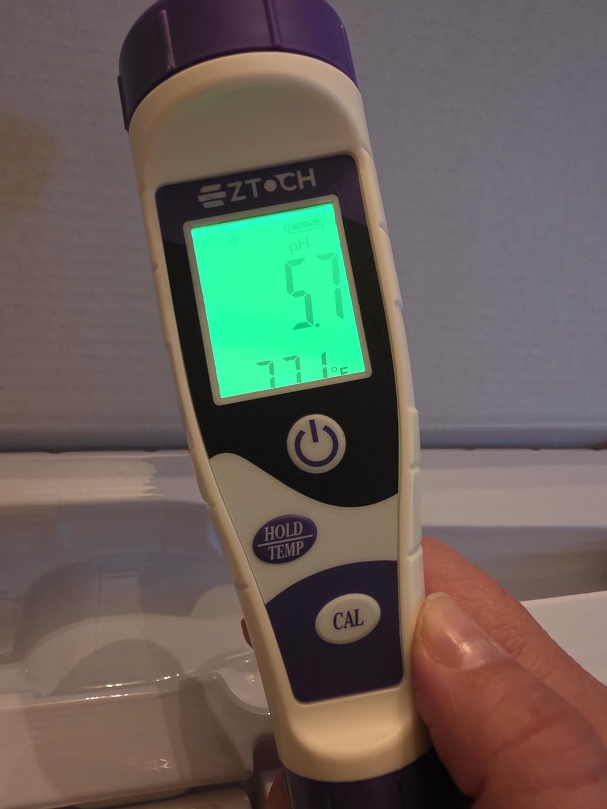 Food pH Meter, Digital pH Meter for Food Fermentation Canning Cooking, Smart Sourdough pH Tester for Bread Cheese Sauces, Measure pH in Water, Brewing, Meat, Sausages, Pickles, Sushi Rice customer photo 2