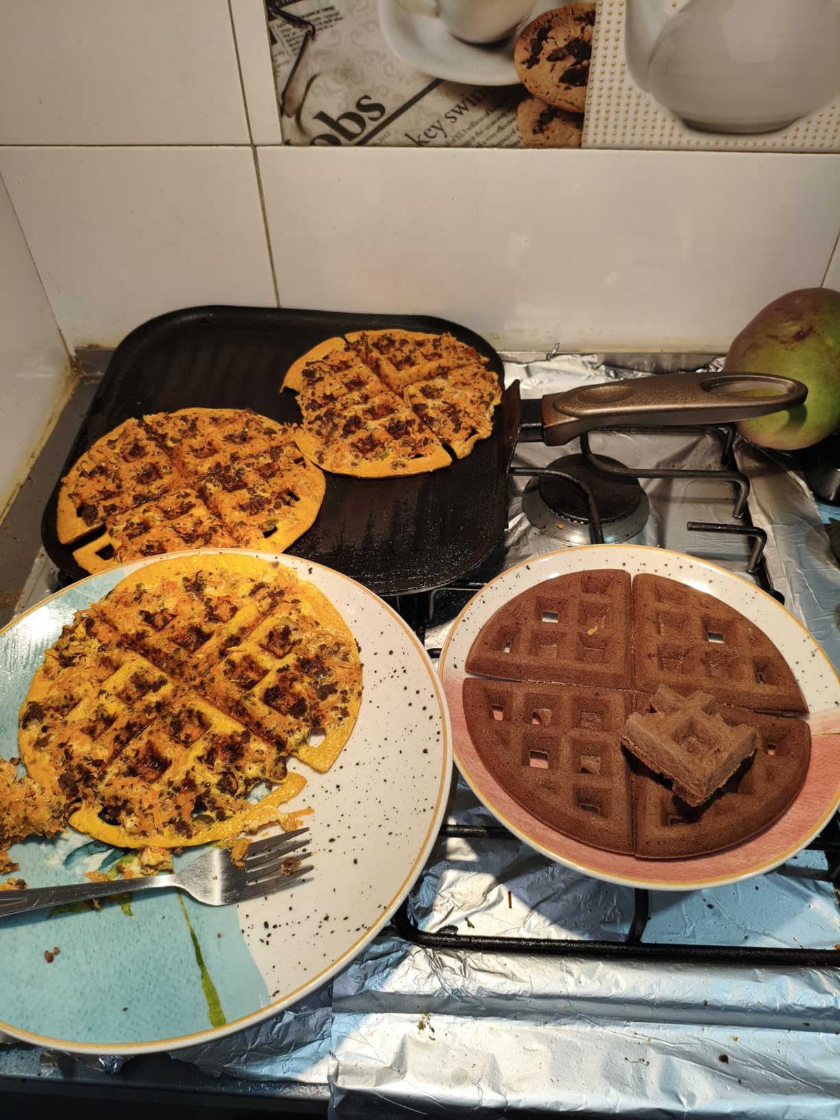 Oster Nonstick Belgian Waffle Maker, Nonstick Ceramic Waffle Iron customer photo 1