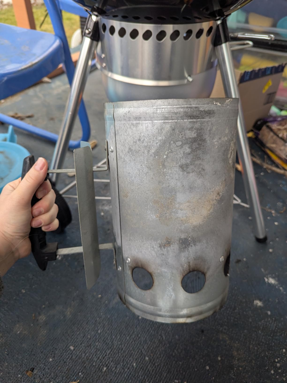 Kingsford Compact Charcoal Chimney Starter for Grills and BBQs, Quick-Light Tools for Grilling customer photo 1
