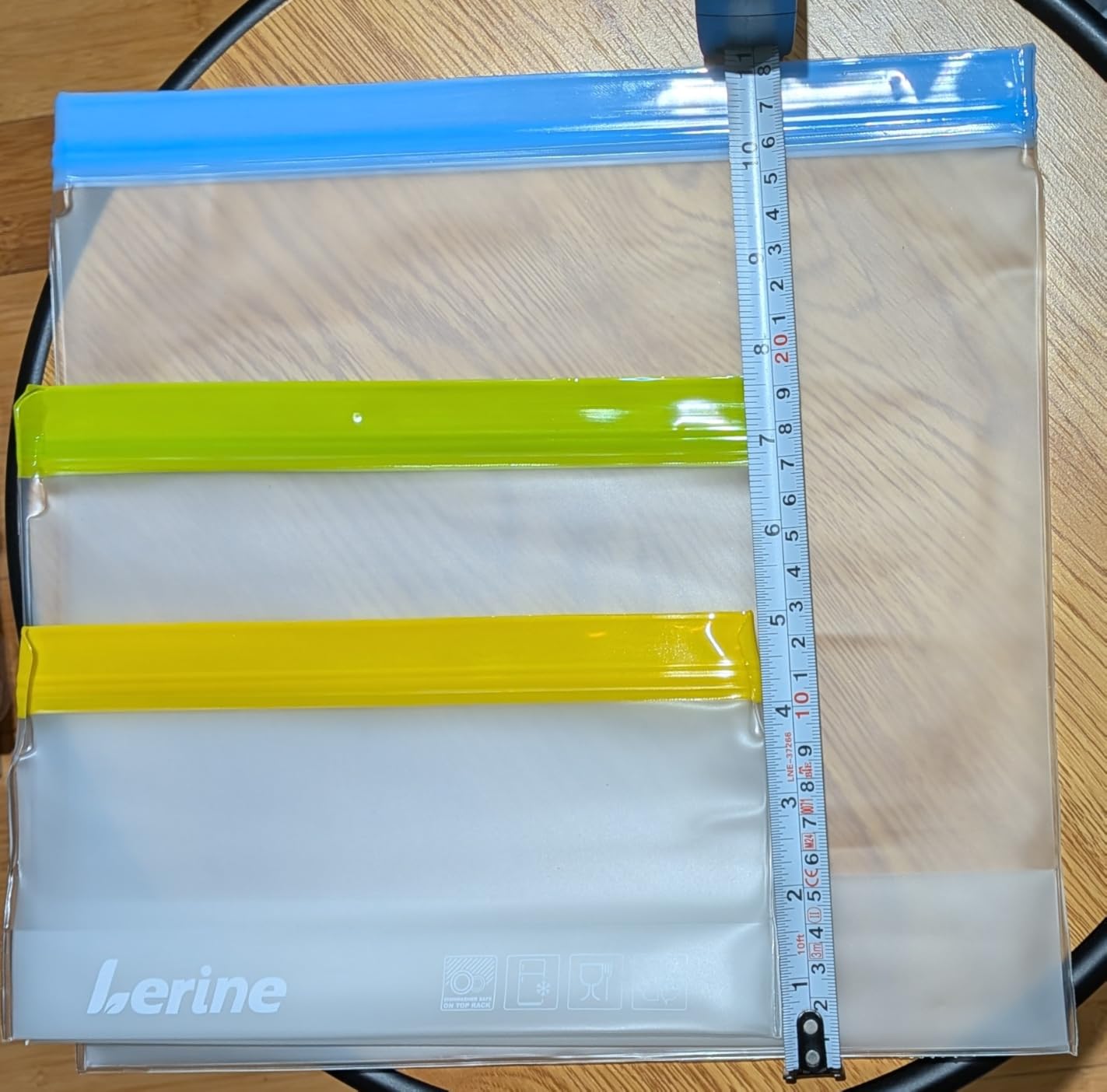 Lerine 10 Pack Stand-Up Reusable Freezer Bags Silicone, Leakproof Dishwasher Safe Food Storage Bags, BPA Free Reusable Gallon Bags for Marinating, Meal Prep - 3 Gallon 4 Sandwich 3 Snack (Multicolor) customer photo 2