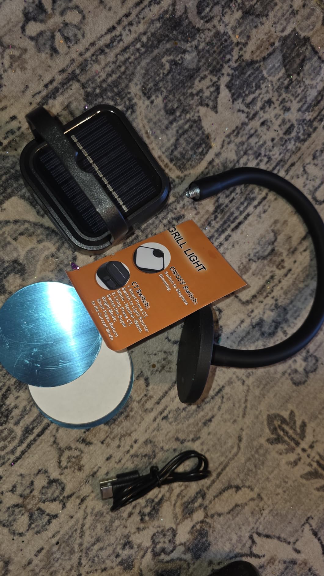 Rechargeable BBQ Grill Lights for Outdoor Grill, Magnetic Grill Lights for Outdoor Barbeque (BBQ Grilling Gifts) customer photo 1