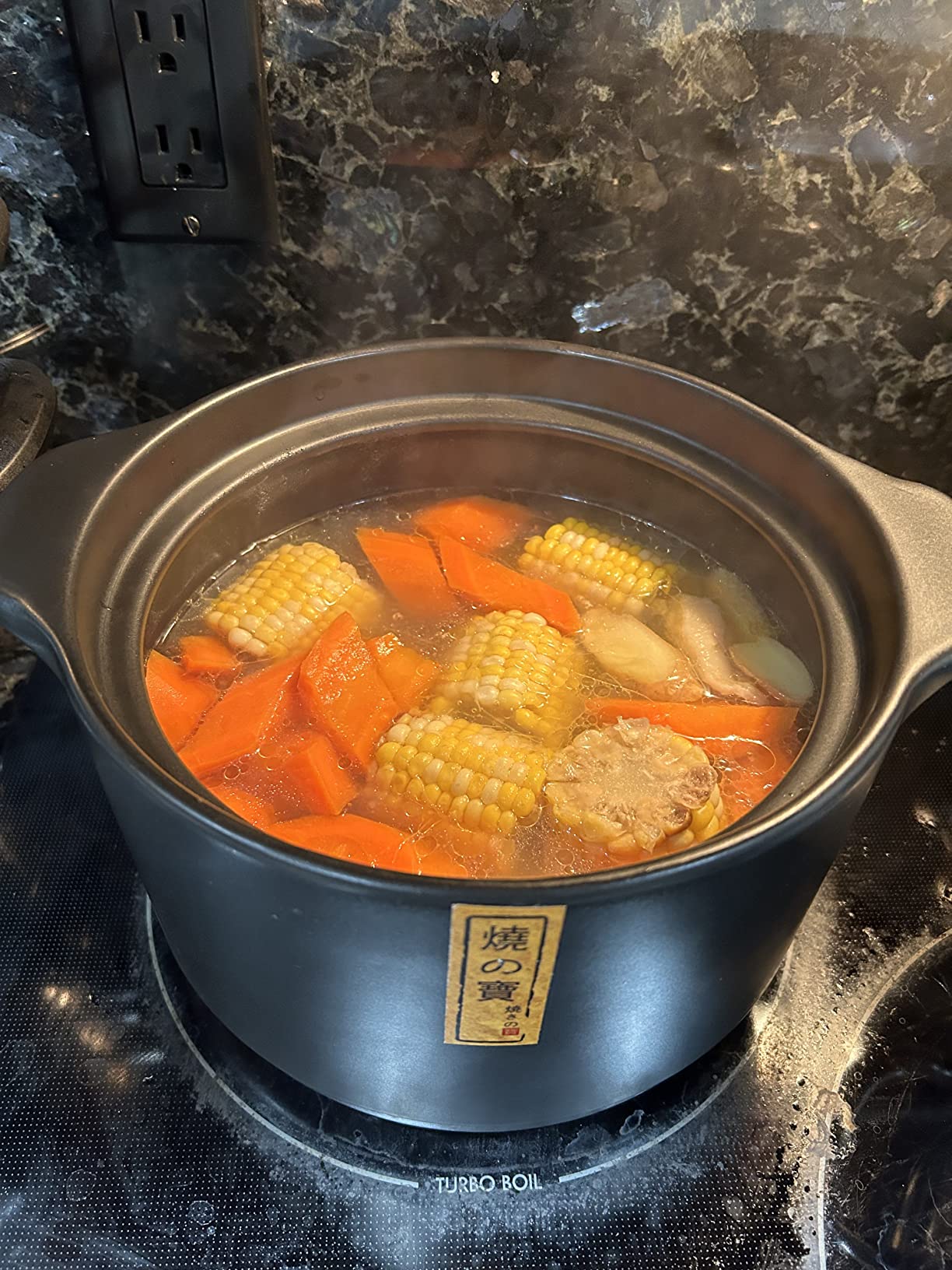 Ceramic Cooking Pot 2.1QT - Authentic Japanese Donabe Clay Pot - Earthenware Stew Pot for Slow Cooking customer photo 2