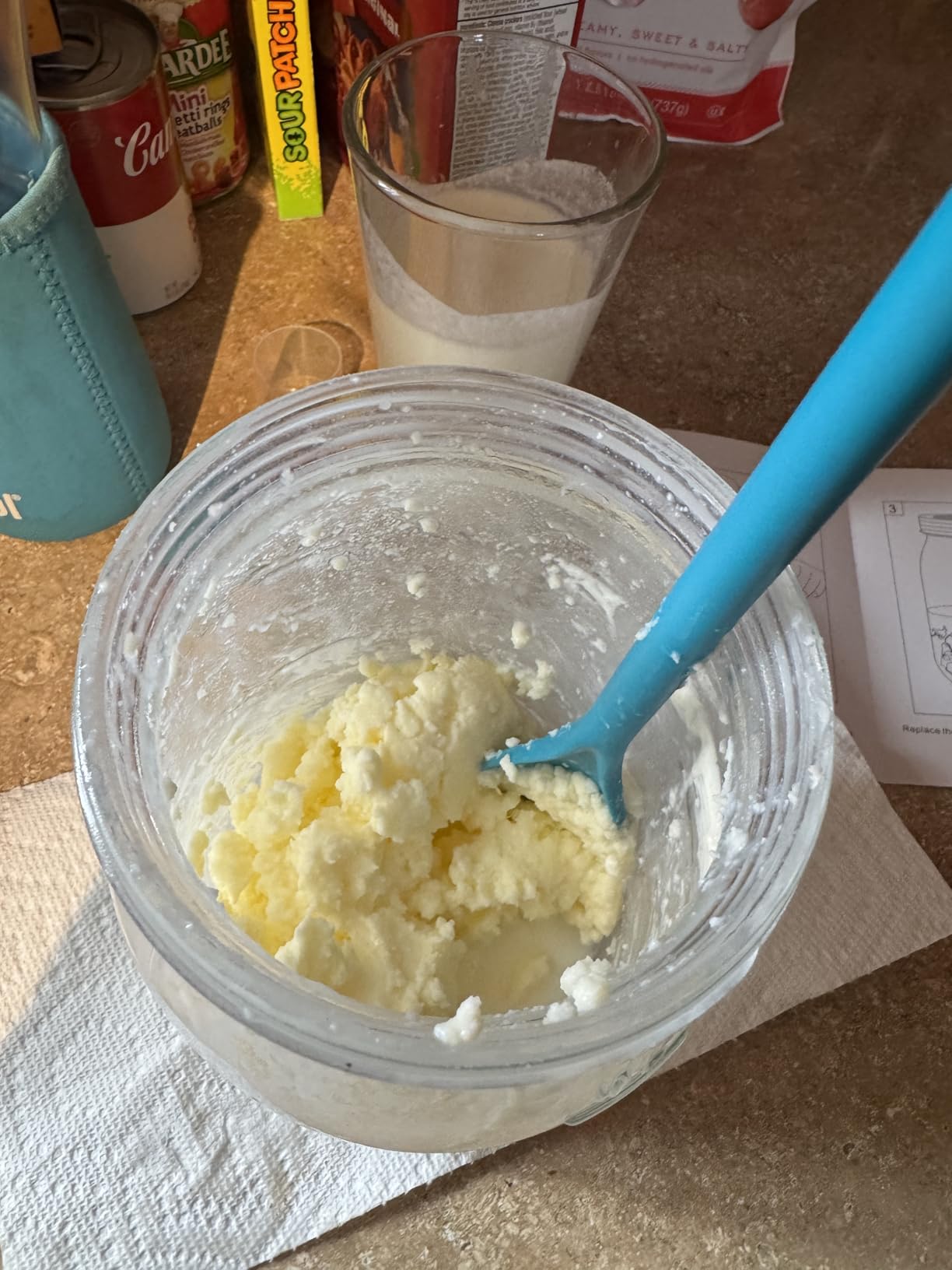 CAROD Classical Butter Churner, 1.5L Glass Jar with Hand Injury Prevention Device & Sifting Lid customer photo 2