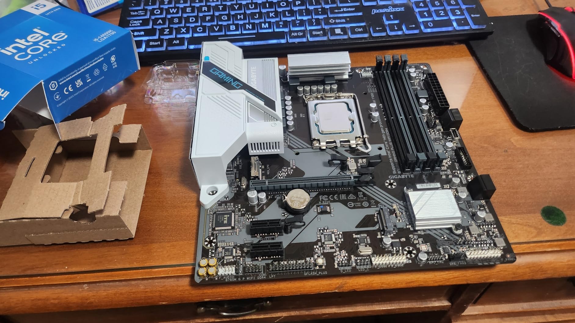 CPU Motherboard Combo -Ultra 5 Desktop Processor 225F 10 cores with GIGABYTE B860M Eagle Plus WIFI6E LGA1851 Motherboard customer photo 2