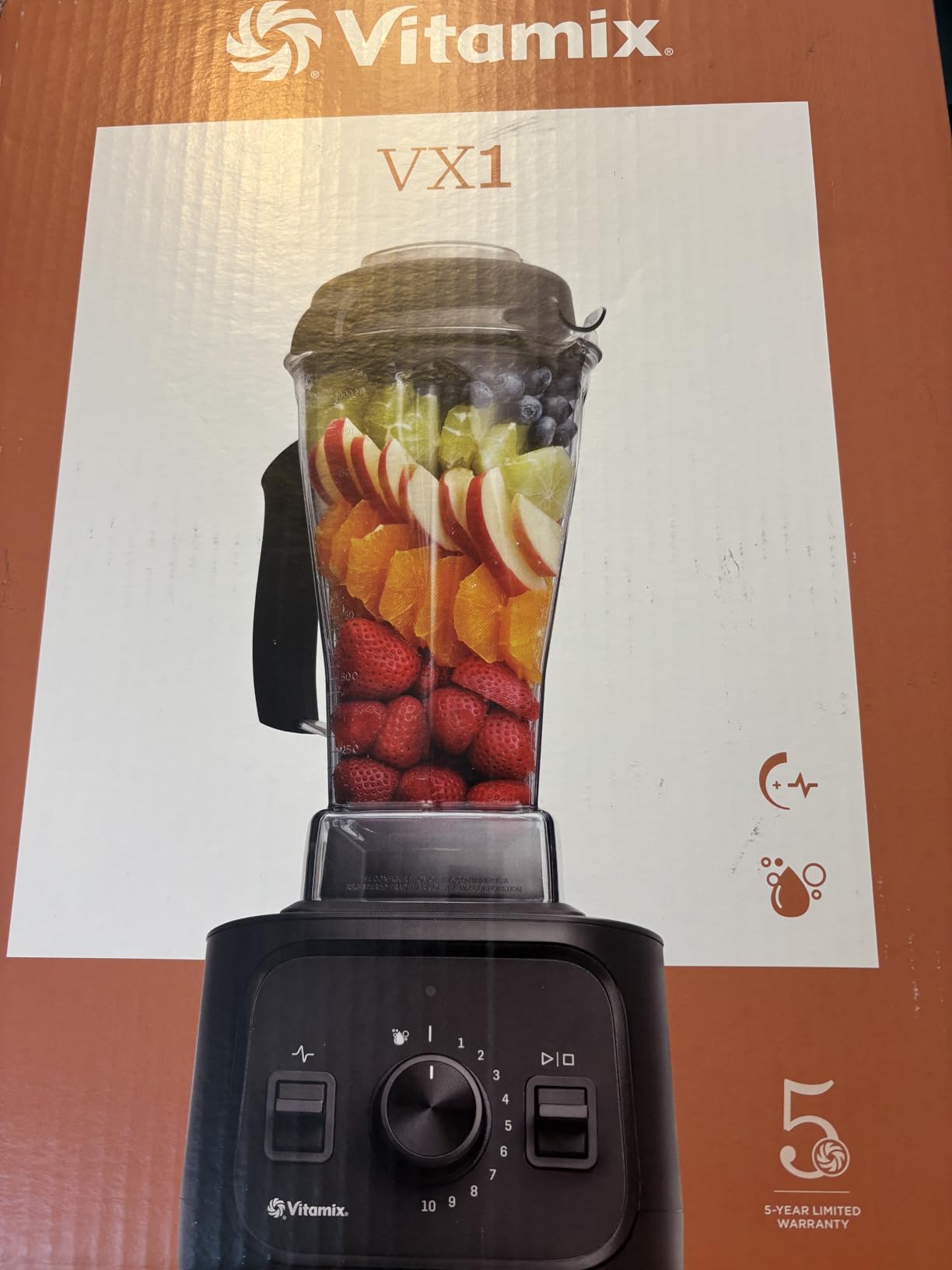 Vitamix VX1 Blender, Professional-Grade Kitchen Blender for Smoothies, Soups, Juices and More, 10-Speeds, Stainless Steel Blades, Self-Cleaning Kitchen Appliance, 64 Oz Classic Container, Black customer photo 2