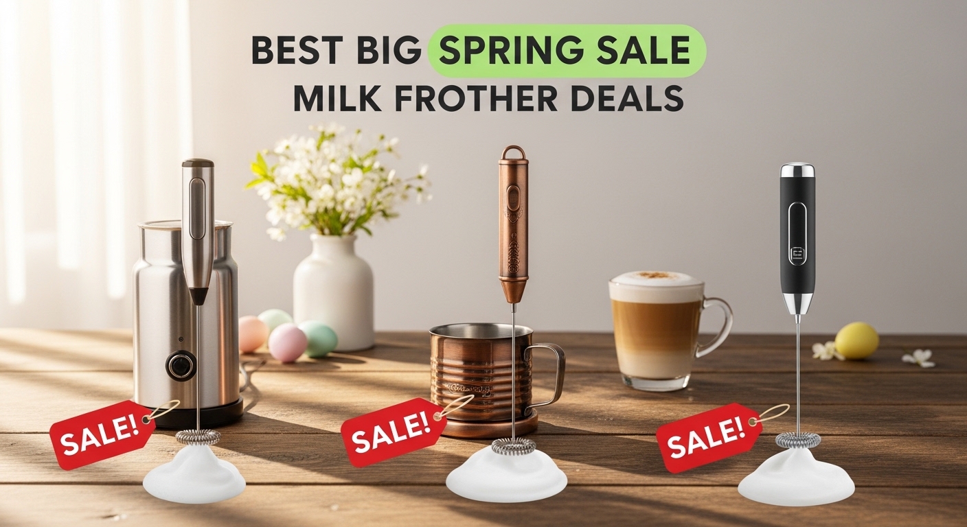 Best Big Spring Sale Milk Frother Deals on Amazon