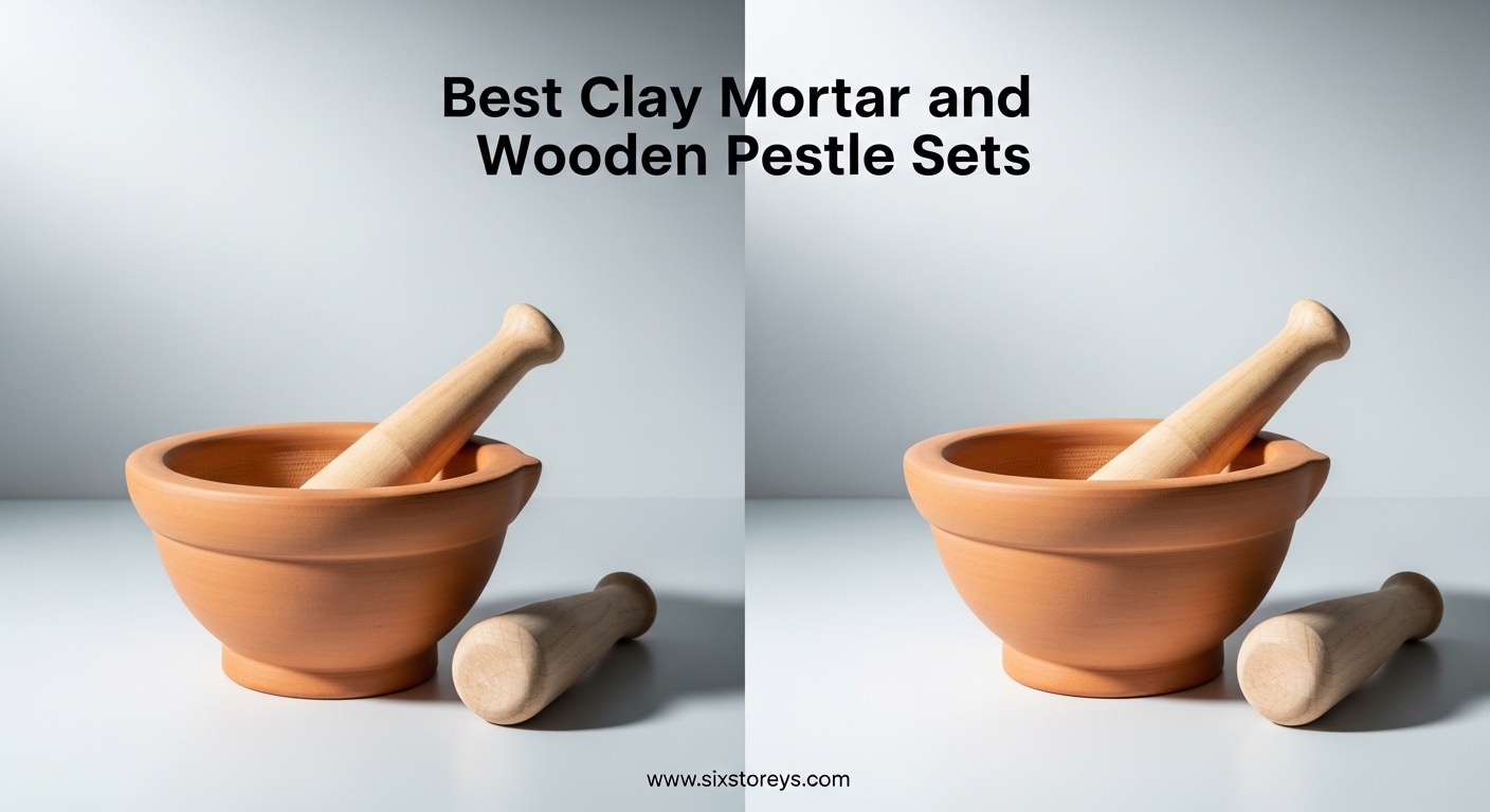 Best Clay Mortar and Wooden Pestle Sets
