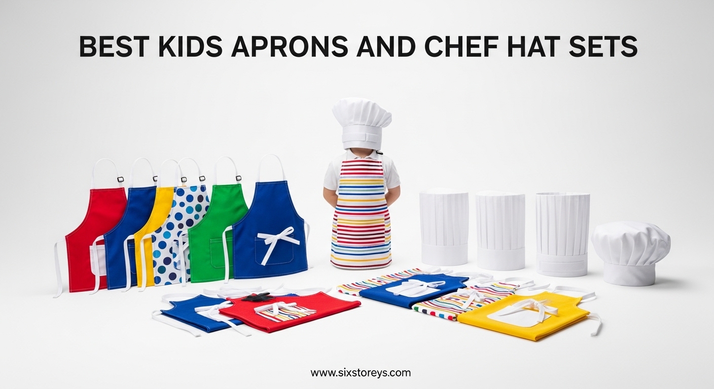 Best Kids Aprons and Chef Hat Sets