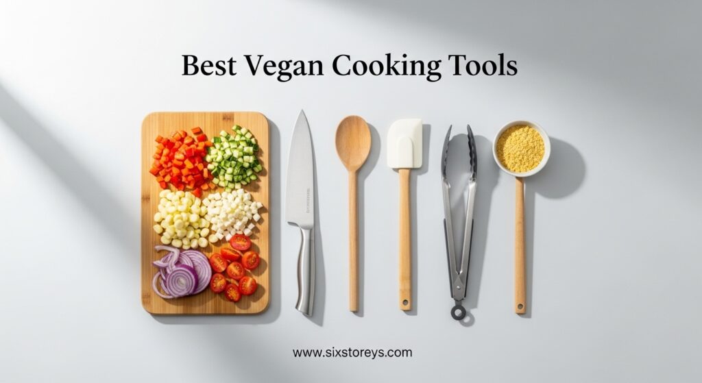 The current image has no alternative text. The file name is: Best-Vegan-Cooking-Tools.jpeg