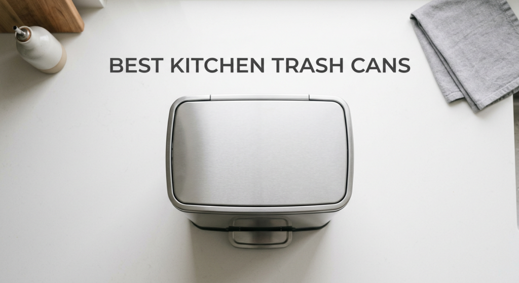 Current image: Best kitchen trash cans