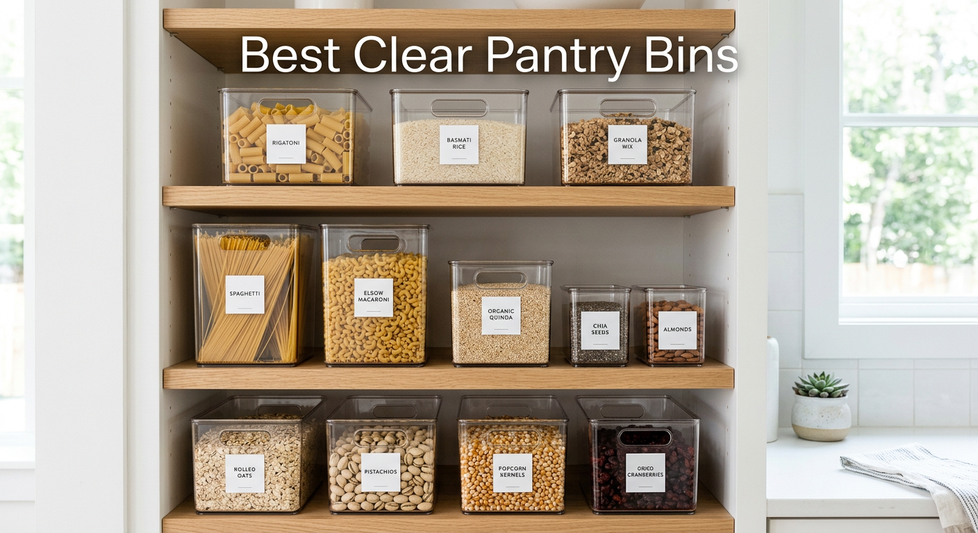 Best Clear Pantry Bins