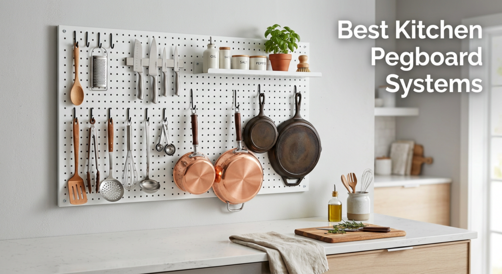 Current image: Best kitchen pegboard systems