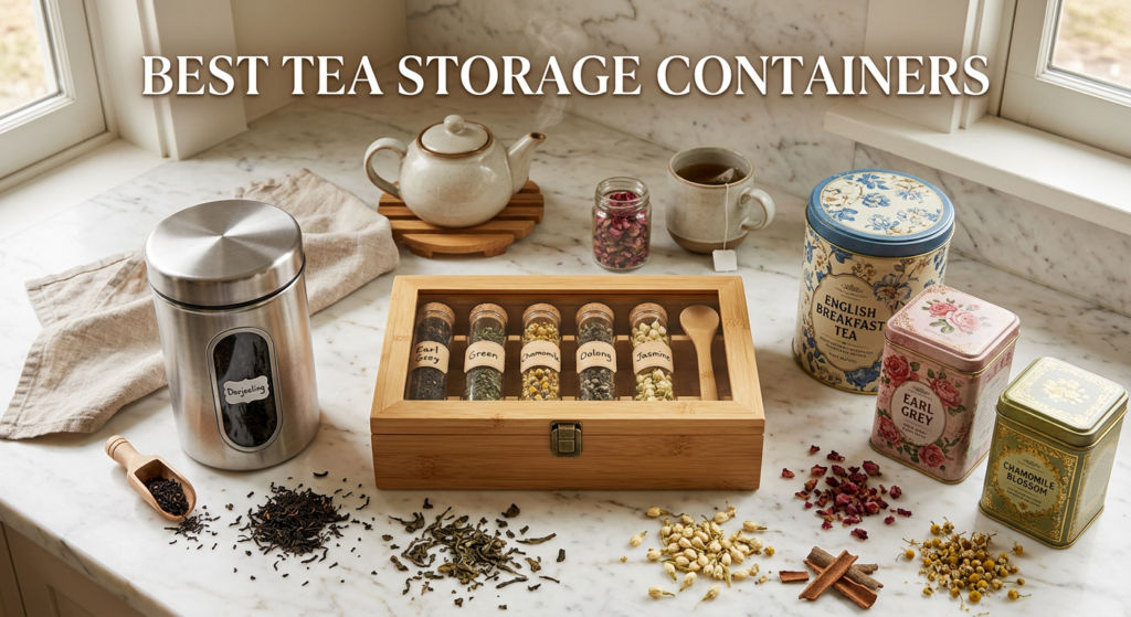 Current image: Best tea storage containers