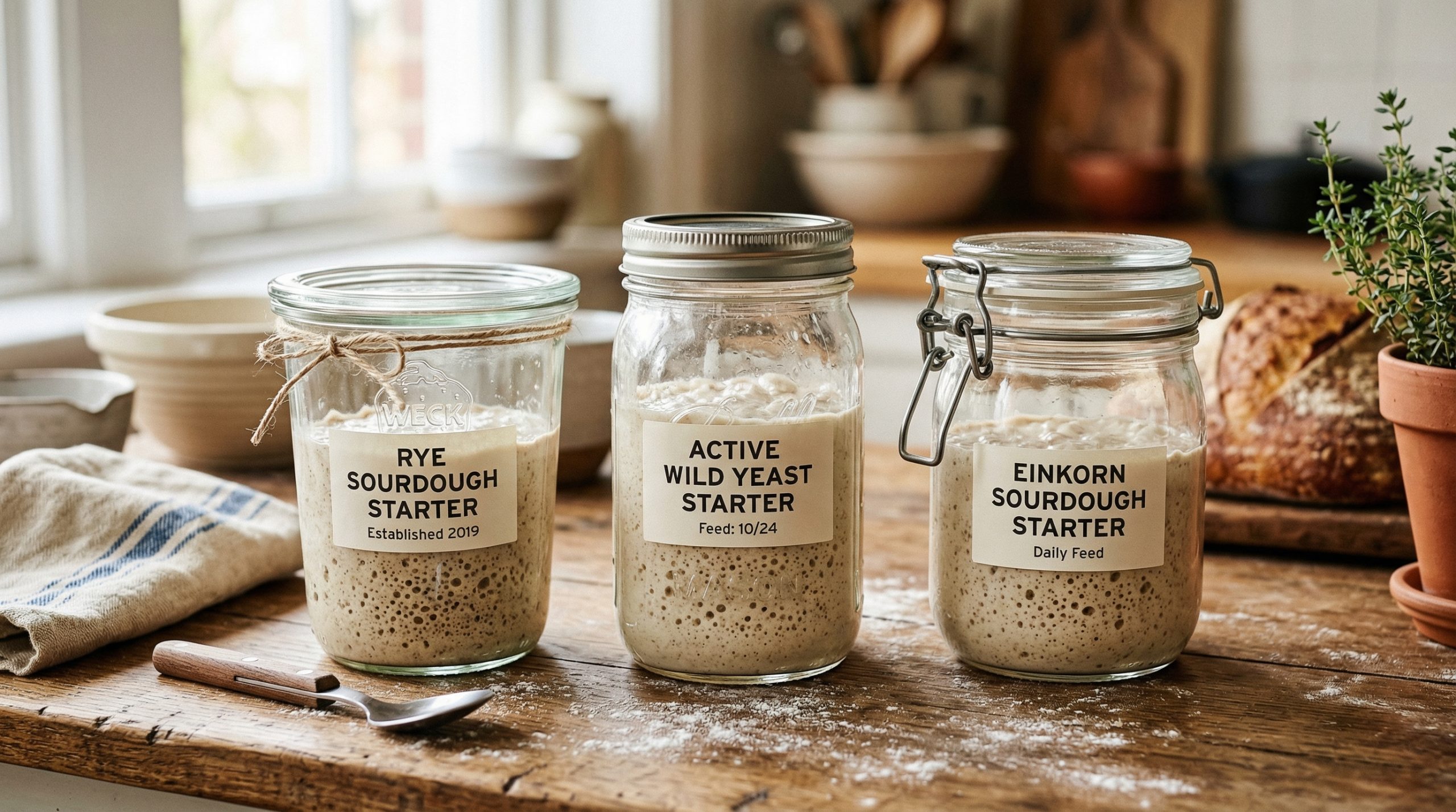 Best sourdough starter jars