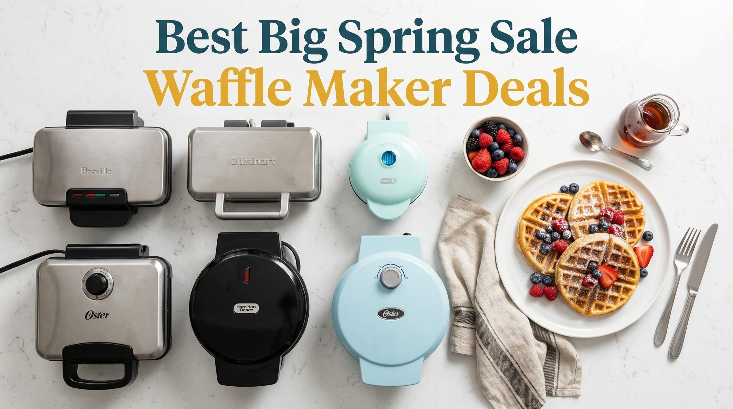 Best Big Spring Sale Waffle Maker Deals on Amazon