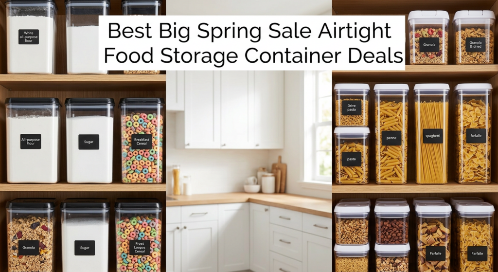 Current image: Best Big Spring Sale Airtight Food Storage Container Deals on Amazon