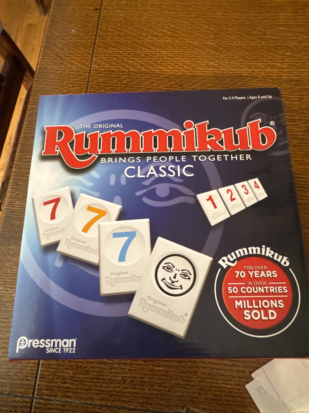 Pressman Rummikub - The Original Rummy Tile Game | Exciting Family Game of Strategy and Luck | Promotes STEM Skills | For Kids, Teens, Adults | 2-4 Players, Ages 8+ customer photo 2