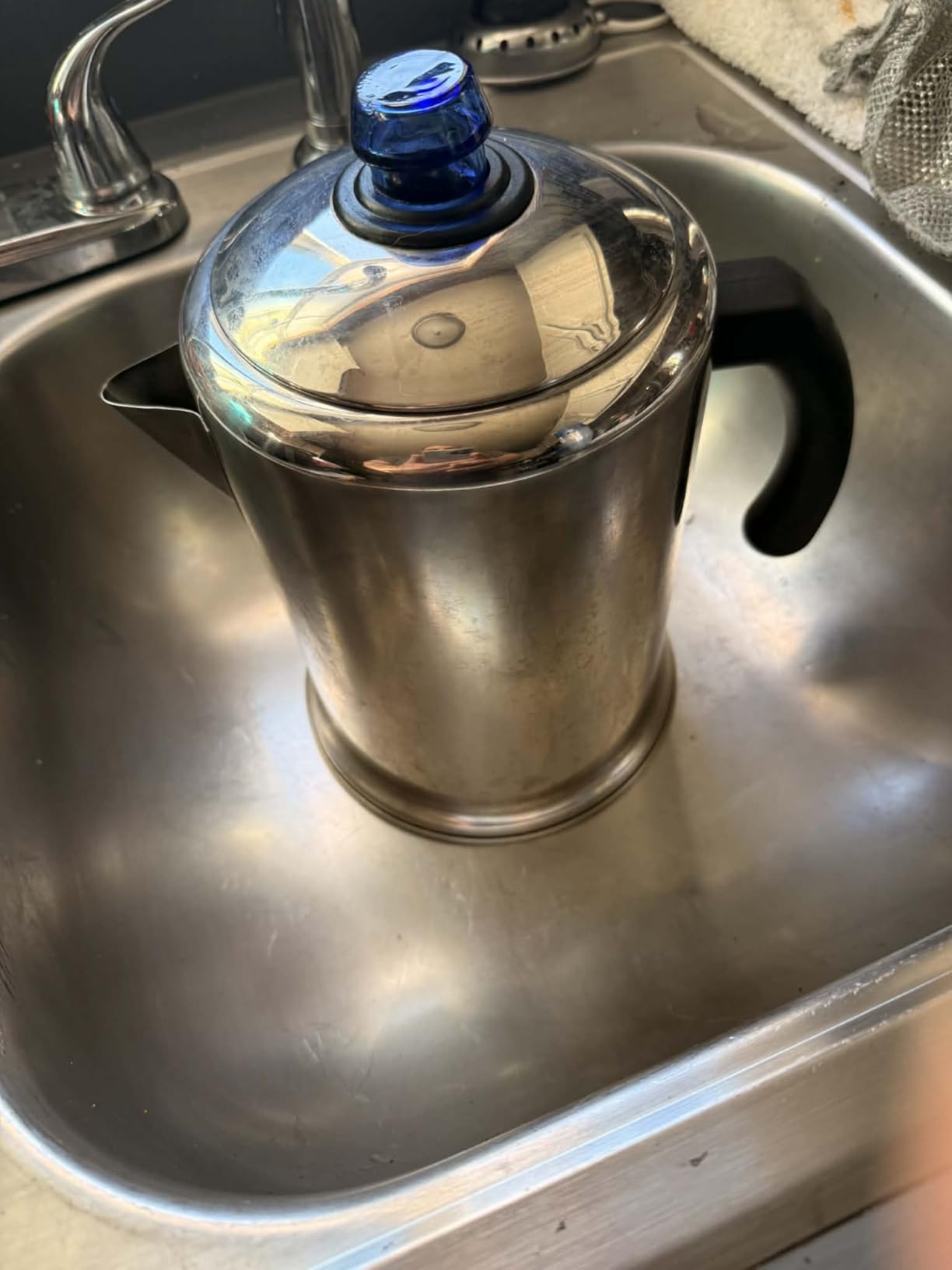 Farberware Classic Yosemite Stainless Steel Stovetop Coffee Percolator - 8 Cup, Silver customer photo 1