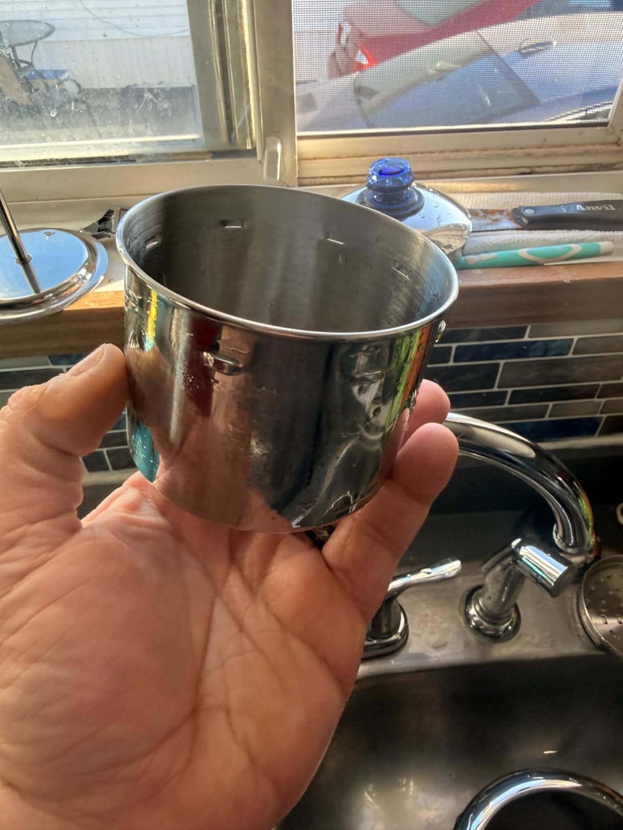 Farberware Classic Yosemite Stainless Steel Stovetop Coffee Percolator - 8 Cup, Silver customer photo 2