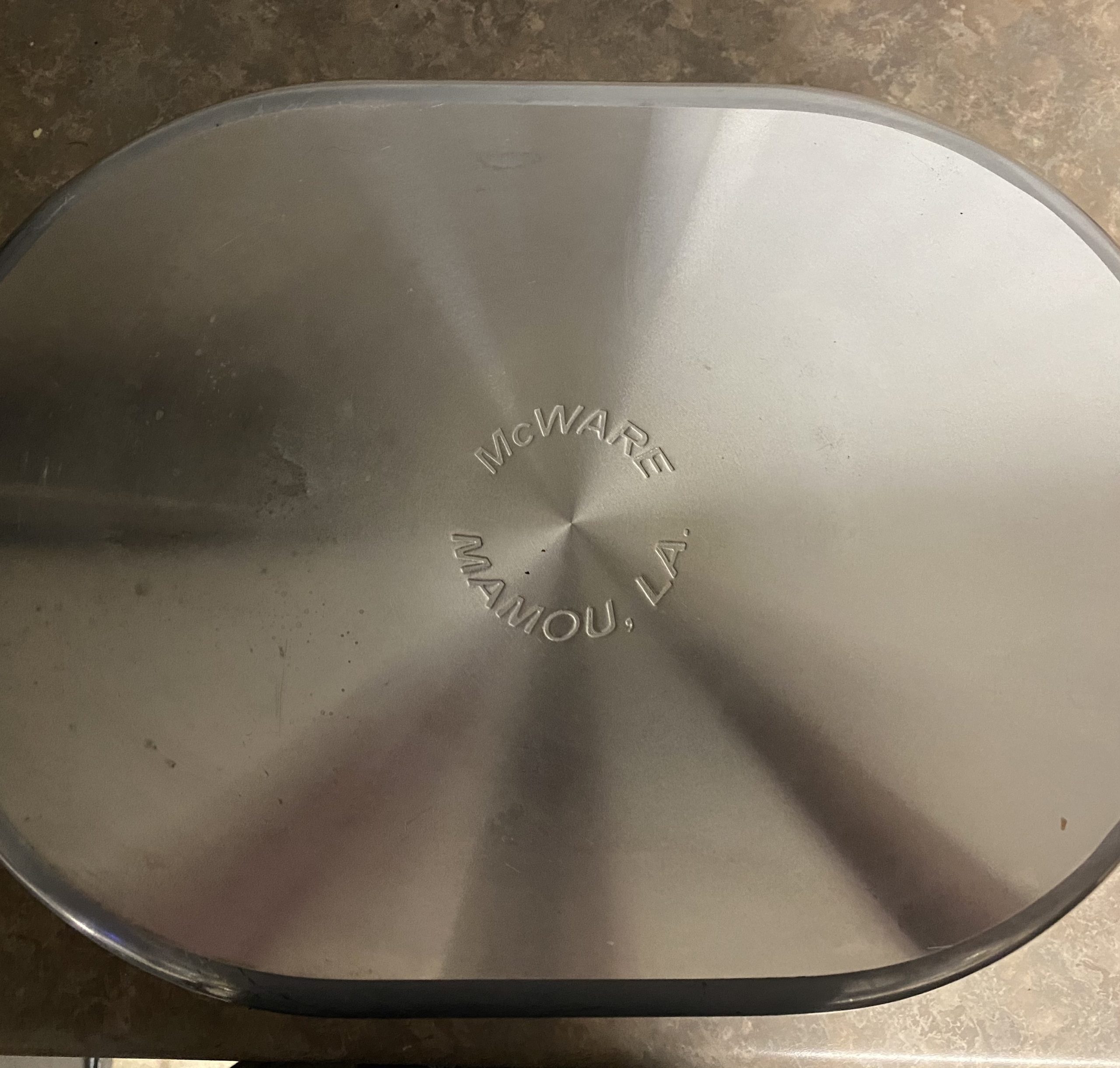 18 Inch Aluminum Oval Roaster - McWare by Cajun Classic Cookware customer photo 2