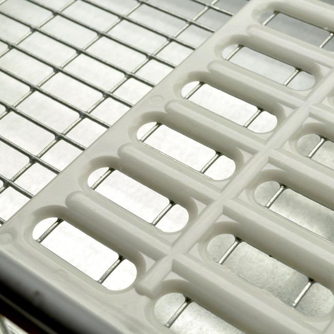 MidWest Homes for Pets Medium Wabbitat Rabbit Cage, Grid Mesh Floor, Removable Tray, Top & Front Door Access, Rust Resistant Finish, No Tools Required customer photo 2