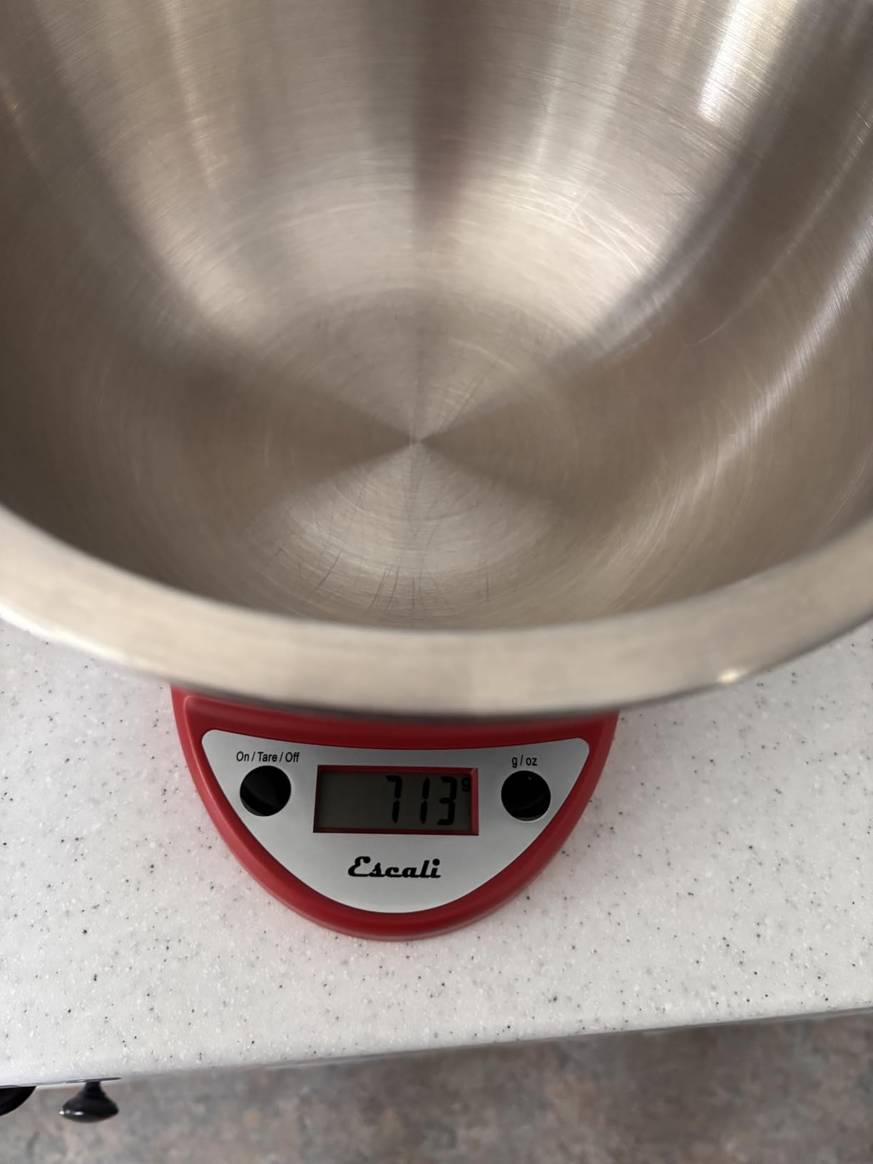 Escali Primo Digital Food Scale Multi-Functional Kitchen Scale and Baking Scale for Precise Weight Measuring and Portion Control, 8.5 x 6 x 1.5 inches, Chrome customer photo 1