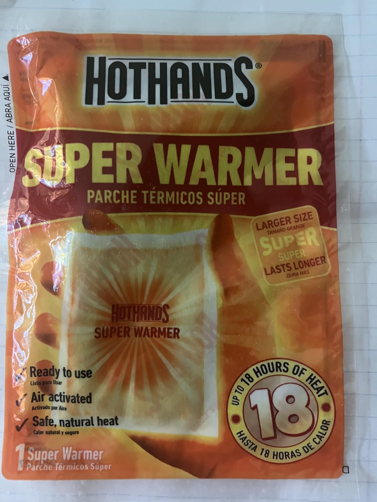 HotHands Body & Hand Super Warmers - Long Lasting Safe Natural Odorless Air Activated Warmers - Up to 18 Hours of Heat - 40 Individual Warmers customer photo 2