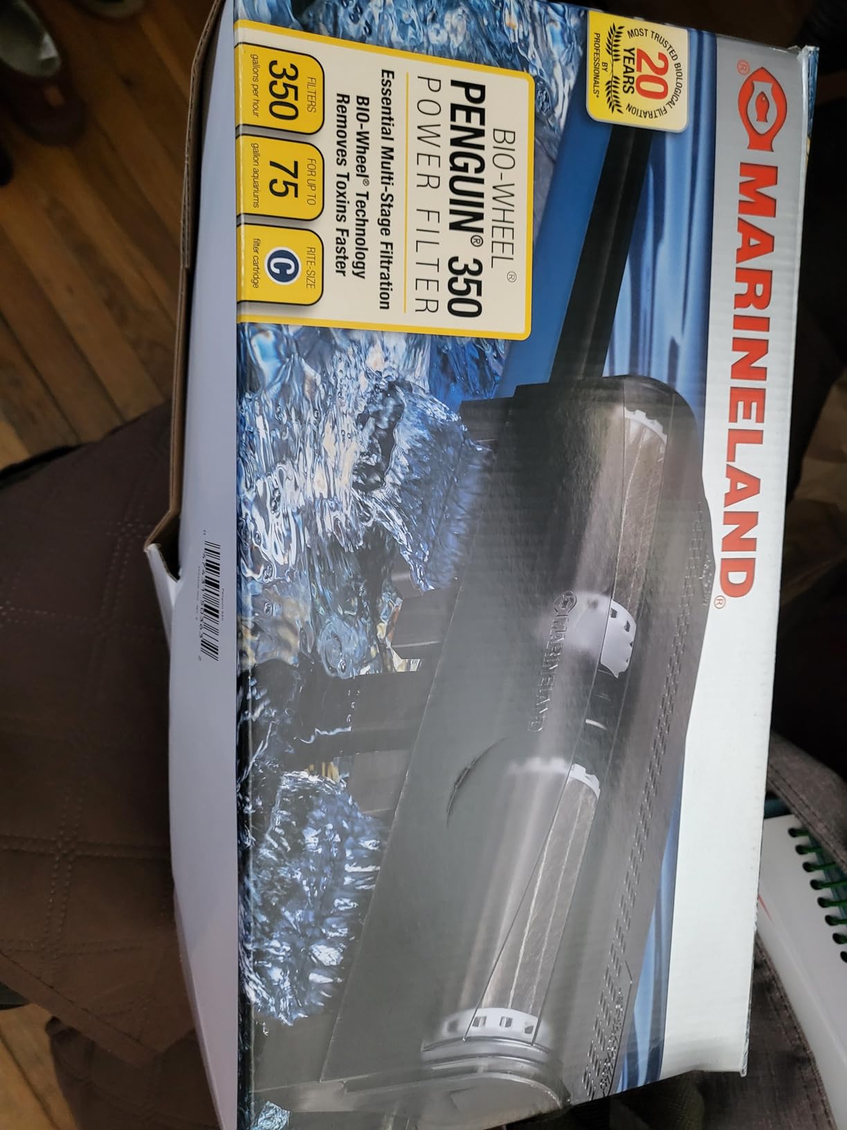 Marineland Penguin Bio-Wheel Power Filter, Multi-Stage Aquarium Filtration customer photo 2