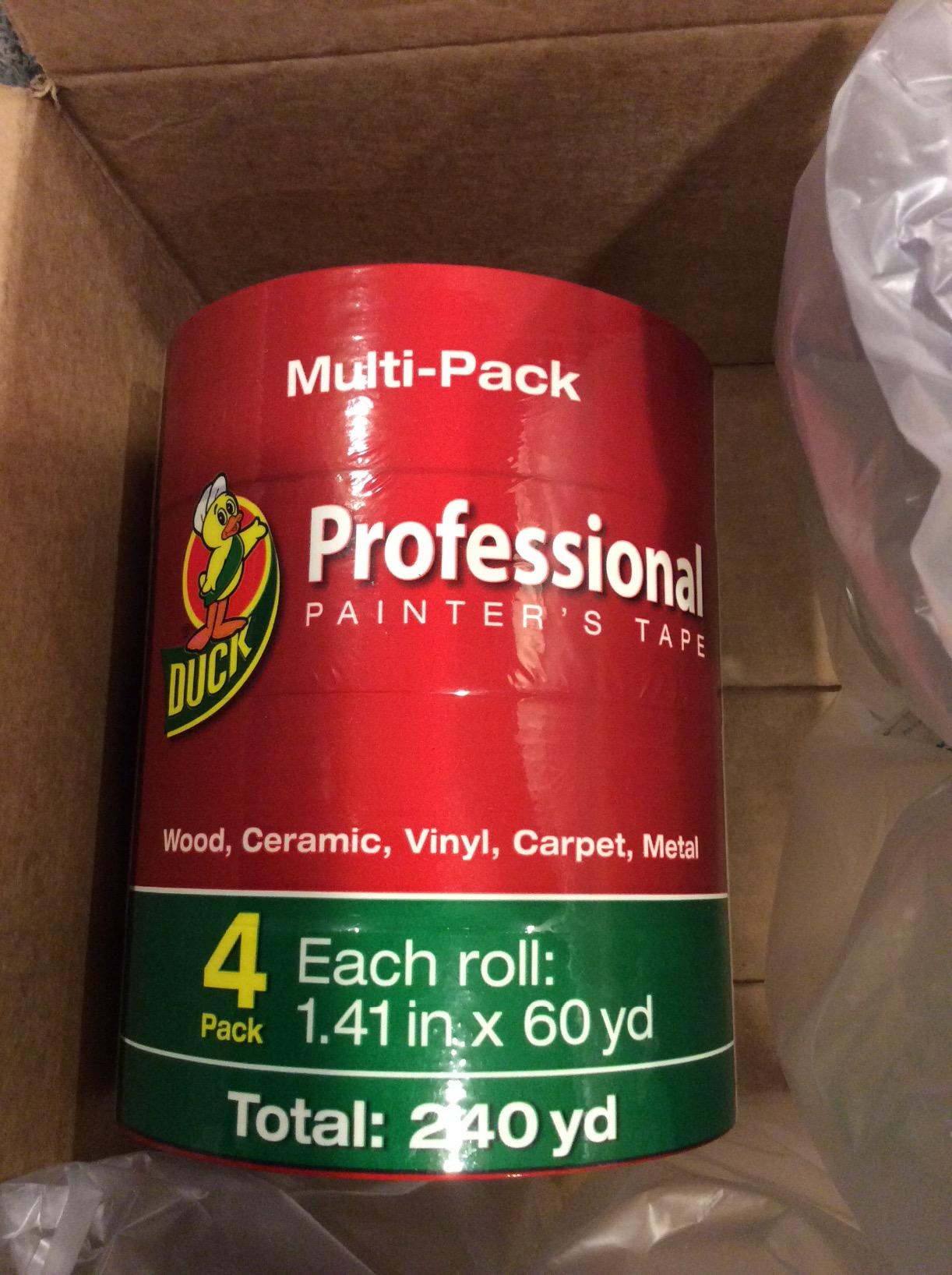 Duck Brand Professional Painter's Tape, 1.88 Inches by 60 Yards, Beige, Single Roll customer photo 2