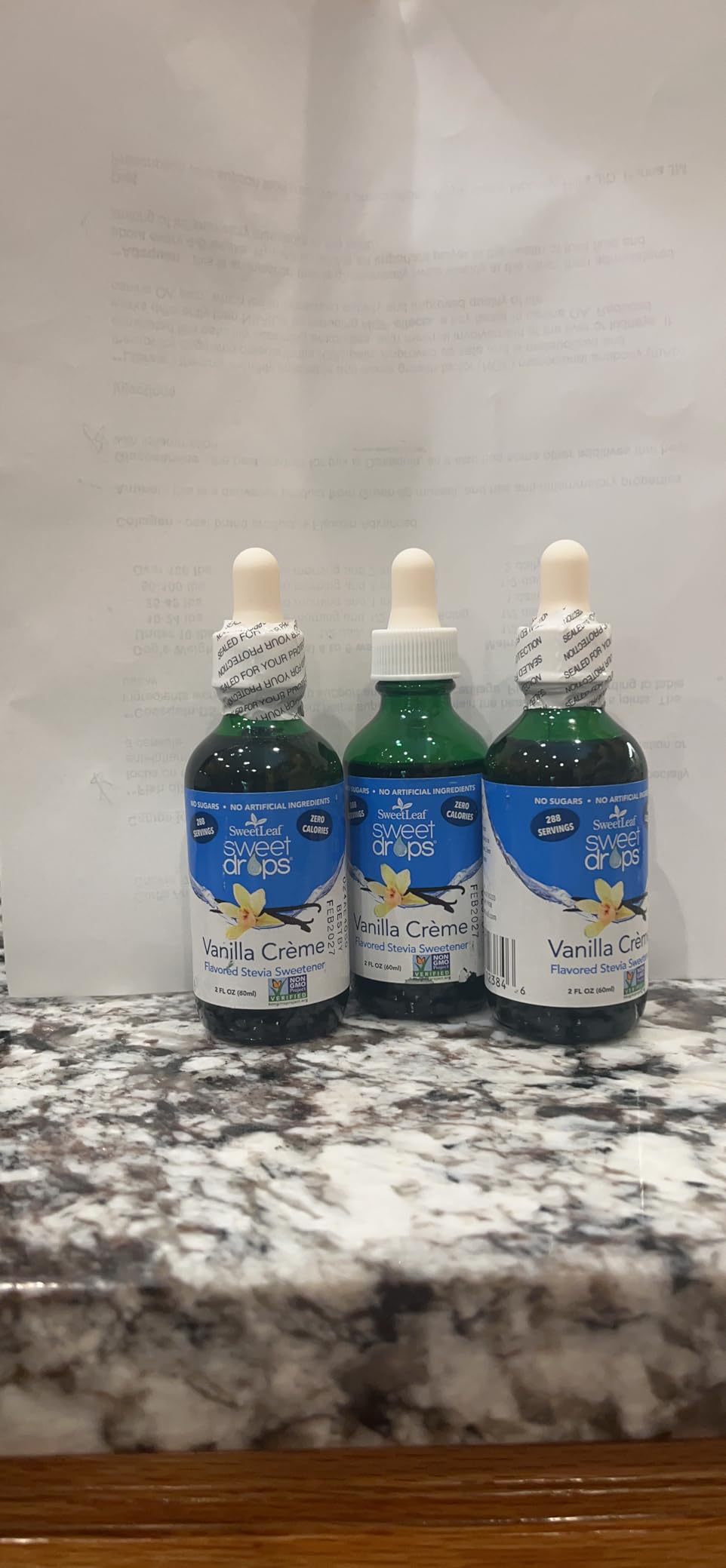 SweetLeaf Sweet Drops - Flavored Stevia Liquid Sweetener, Organic Stevia Extract, Zero Calorie, Keto Friendly, Non GMO, Natural Flavor, Sugar Alternative - Vanilla Creme, 2 Fl Oz (Pack of 1) customer photo 1