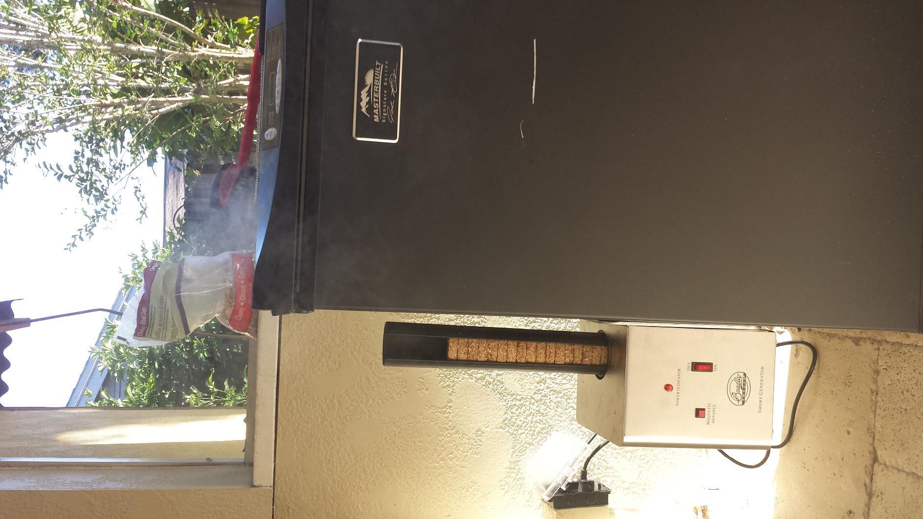 Bradley Smoker Smoke Generator With Adapter, 7 by 9 by 9 Inch, Silver customer photo 2