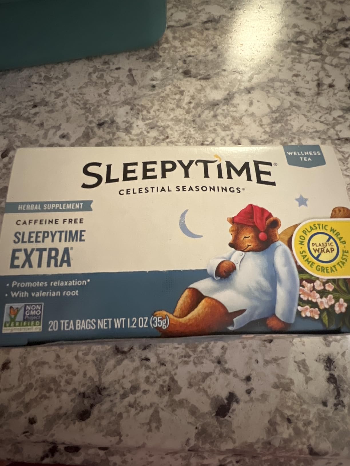 Celestial Seasonings Sleepytime Extra Herbal Tea, 20 Tea Bags Box customer photo 2