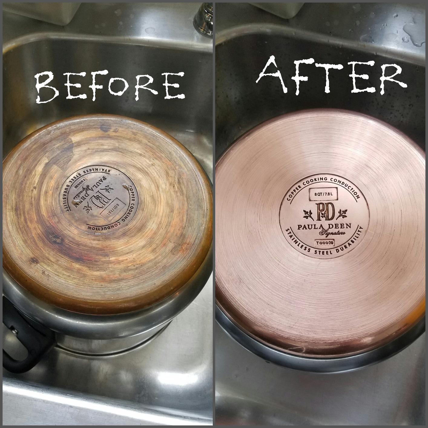 King Kleen Stainless Steel Cookware Cleaner and Copper Cleaner (14 oz, 1 Pack) Helps Remove Stains and Tarnish from Pots and Pans, Multi-Purpose Metal Cleaner, Powder Form customer photo 1