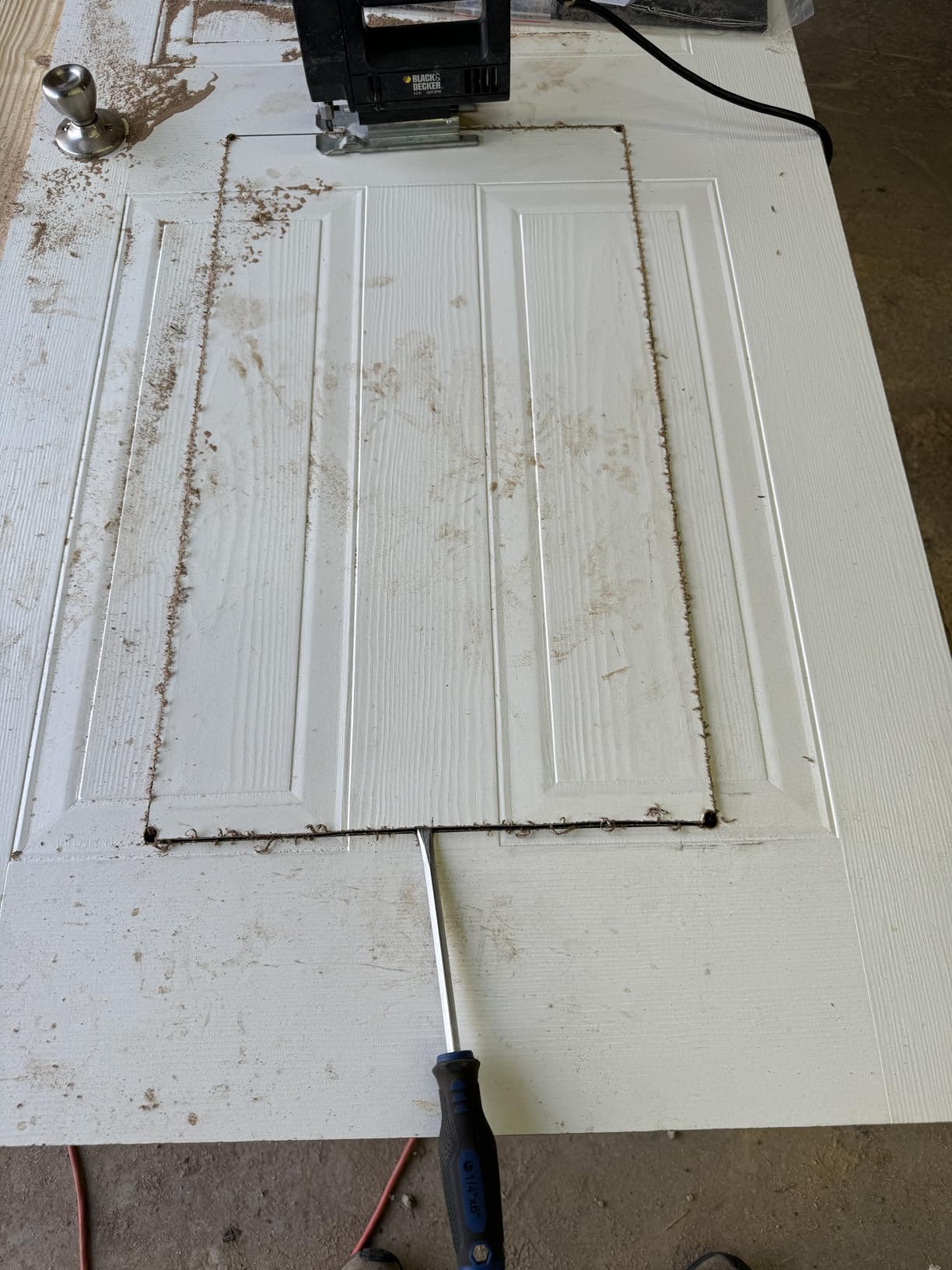 PetSafe Plastic Pet Door - Easy Install for Wood, PVC Metal & Paneled Doors - Rust-Free Plastic Frame - Flap Dimensions 8 1/4