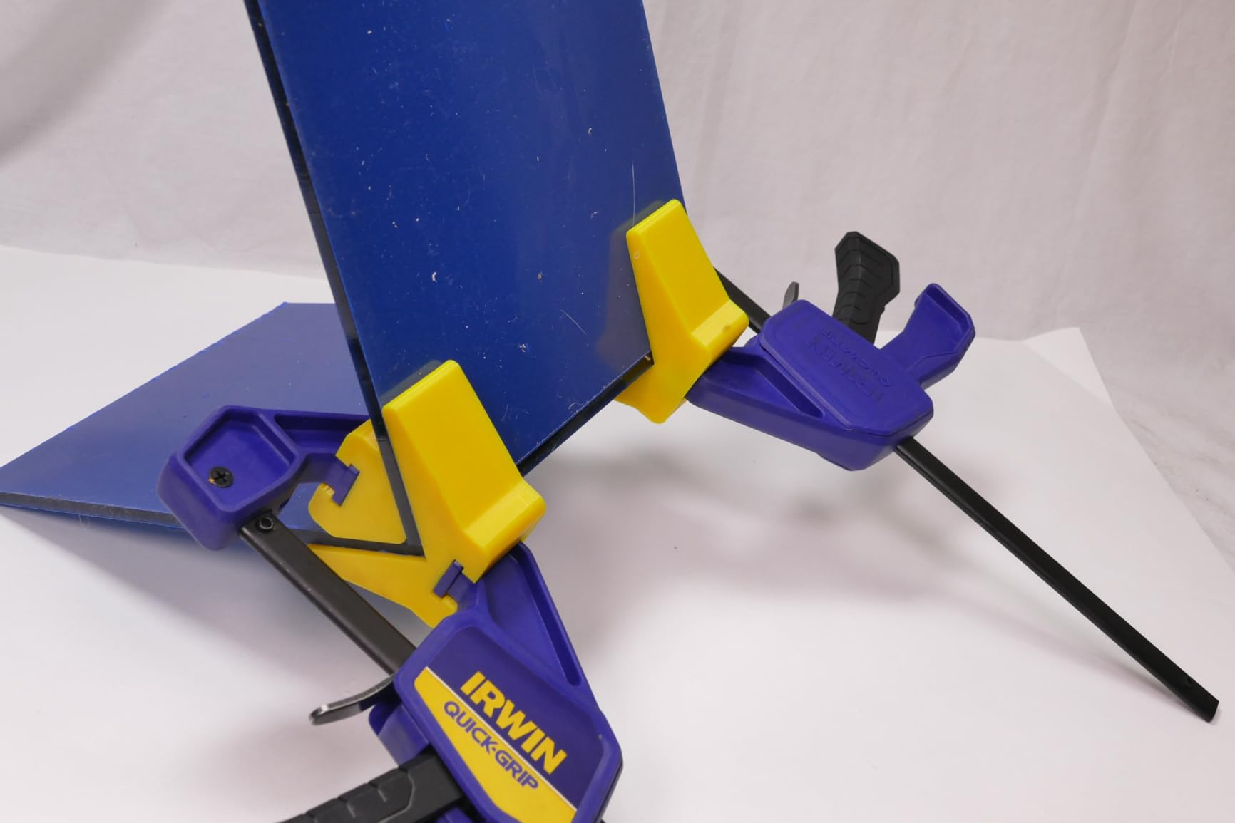 IRWIN Quick-Grip 1964758 One-Handed Mini Bar Clamp 4 Pack, 6 inch, Blue customer photo 1