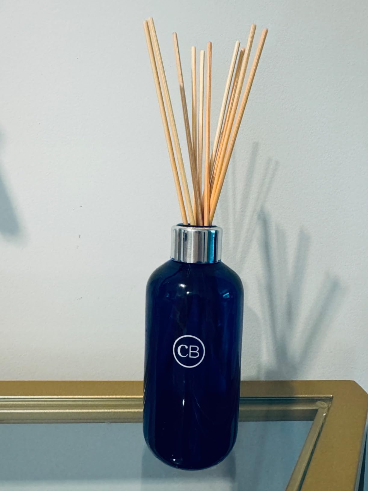 Capri Blue Volcano Reed Diffuser Set - Includes Reed Diffuser Sticks, Fragrance Oil, and Glass Bottle - Luxury Scented Room Fresheners - Cobalt Blue (8 fl oz) customer photo 1