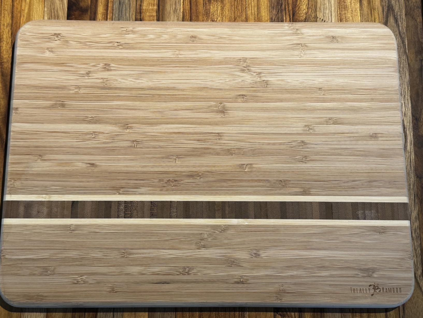 Totally Bamboo Barbados Bamboo Wood Cutting Board, 9