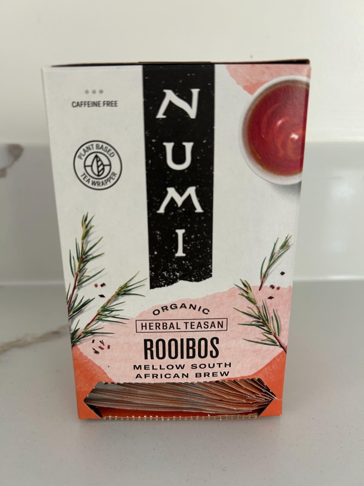 Numi Organic Rooibos Tea, 18 Herbal Tea Bags, Microplastic Free, Packed with Antioxidants customer photo 1