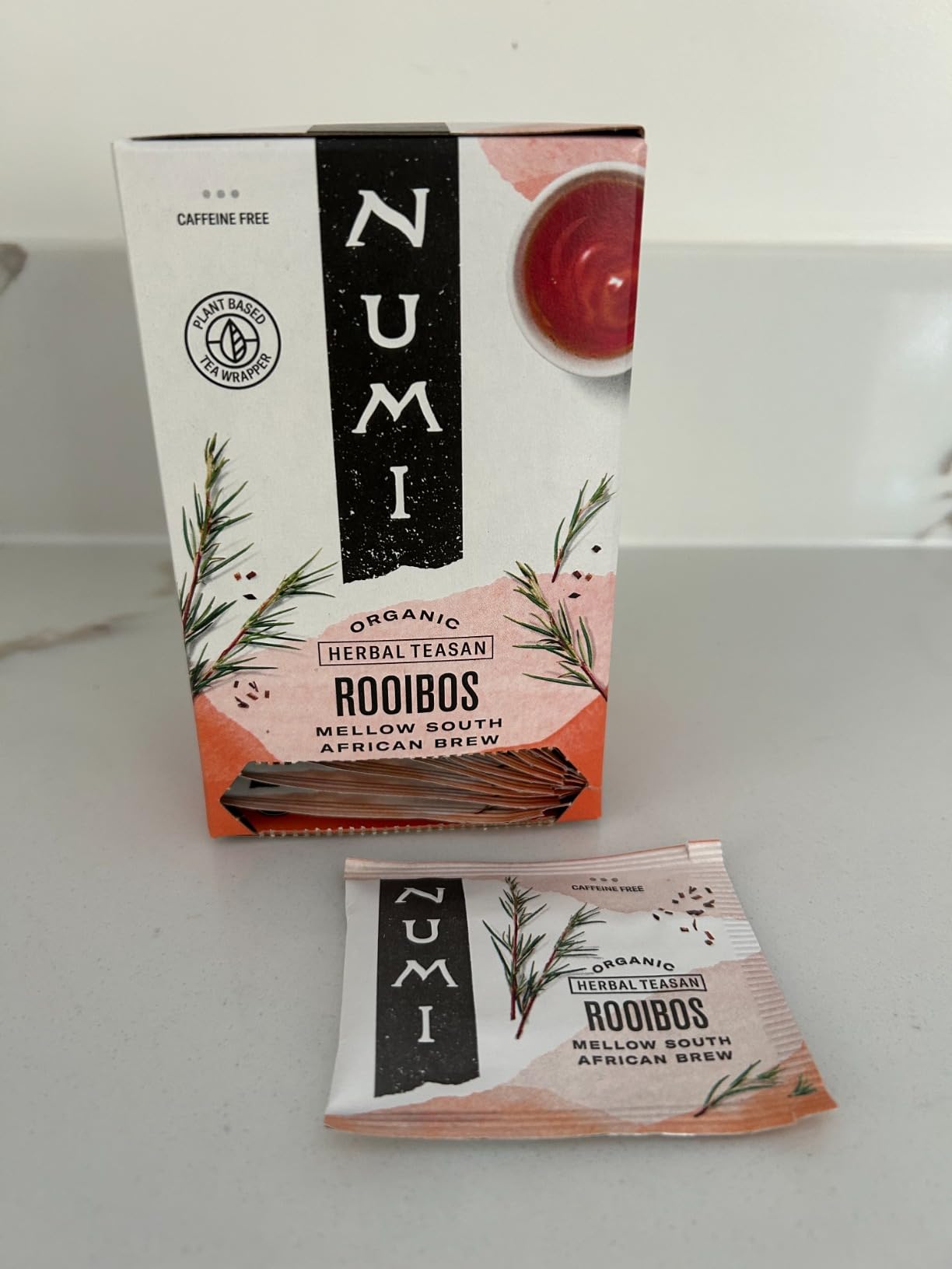 Numi Organic Rooibos Tea, 18 Herbal Tea Bags, Microplastic Free, Packed with Antioxidants customer photo 2