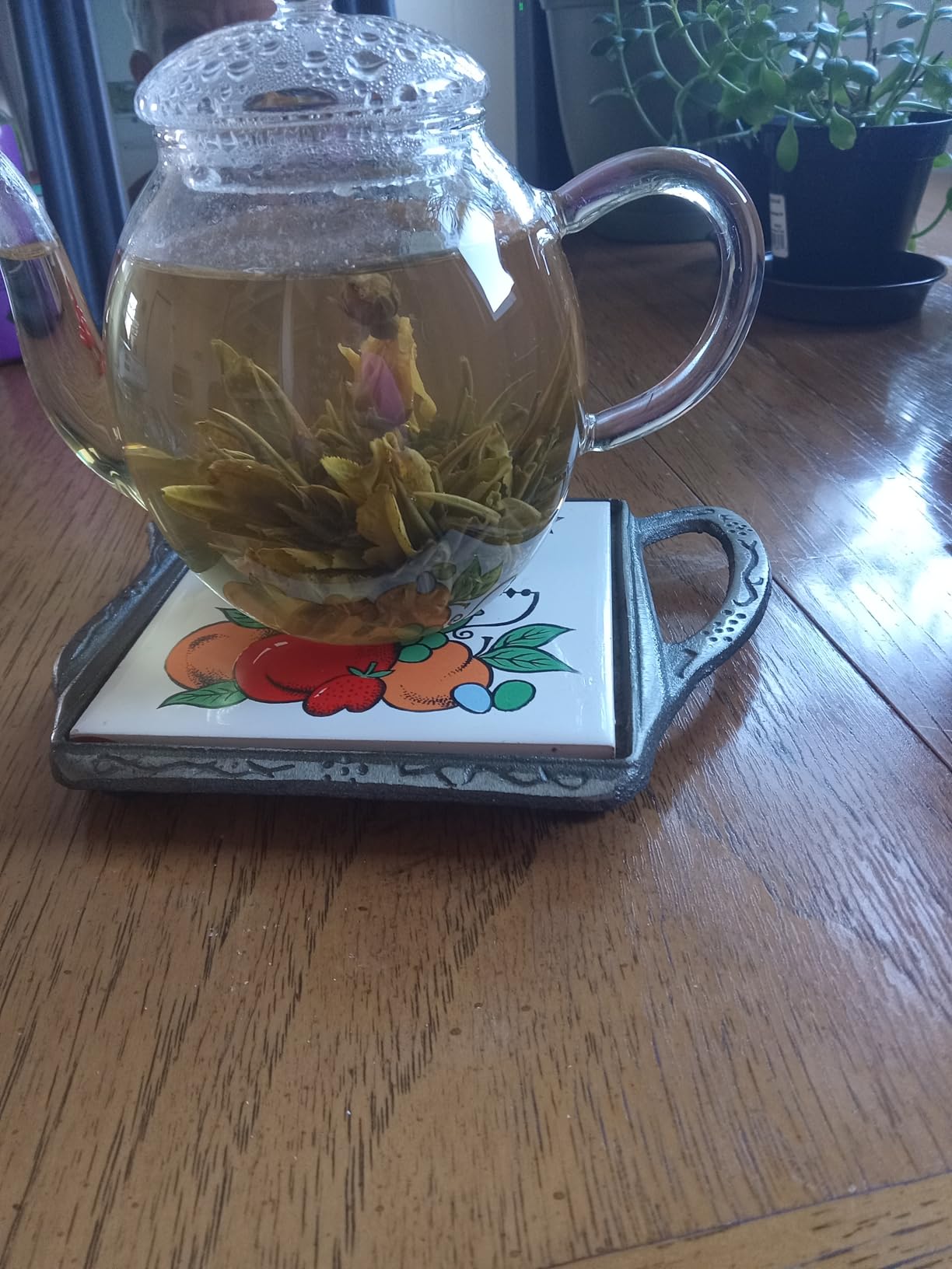 Creano Flowering Tea Gift Set - White Tea - 6 Blooming Tea with 17oz Glass Teapot customer photo 1