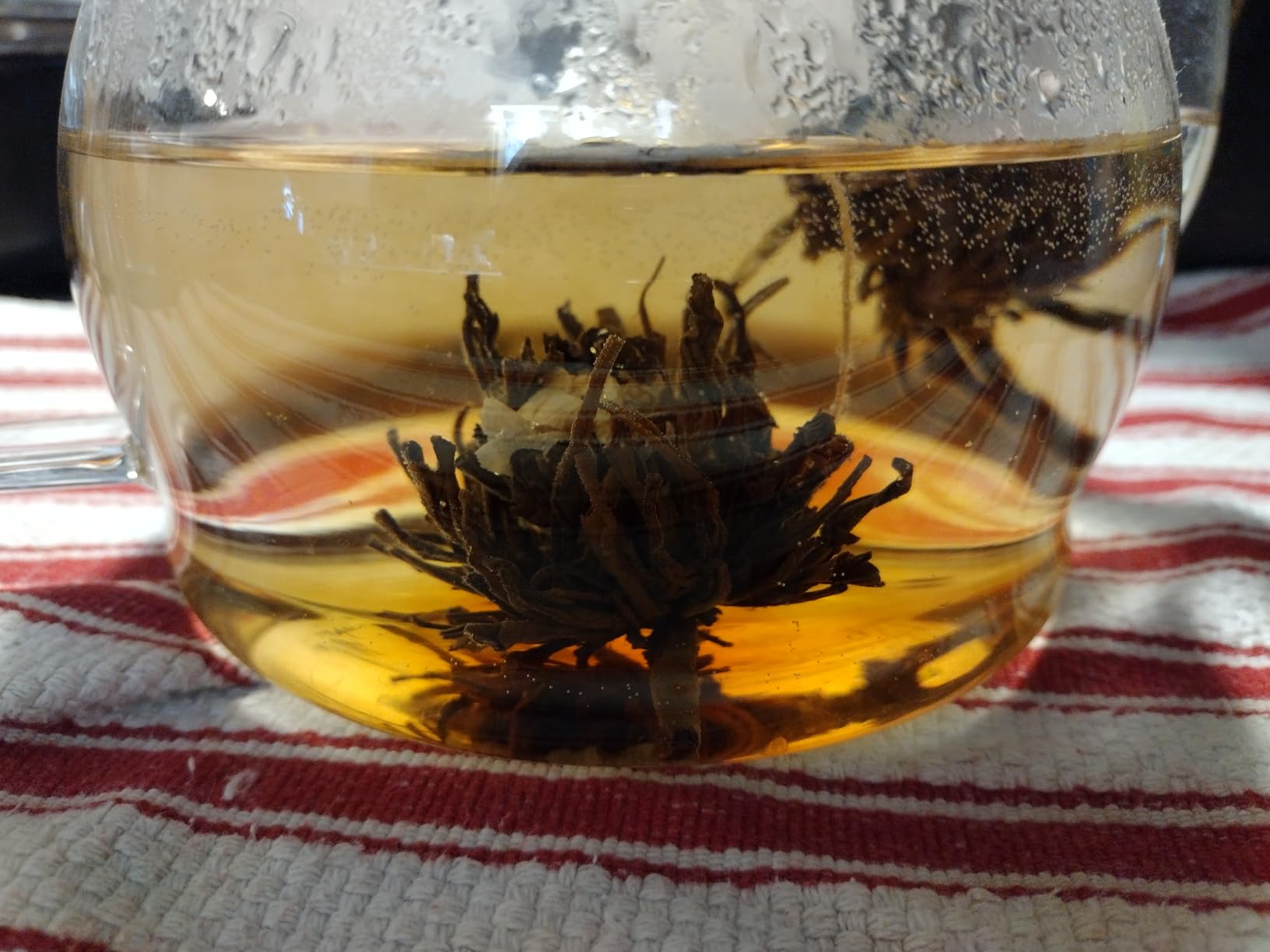 Creano Blooming Tea - Flowering Ball Gift Set in Stylish Wooden Box - 12 Pieces, White Tea customer photo 2