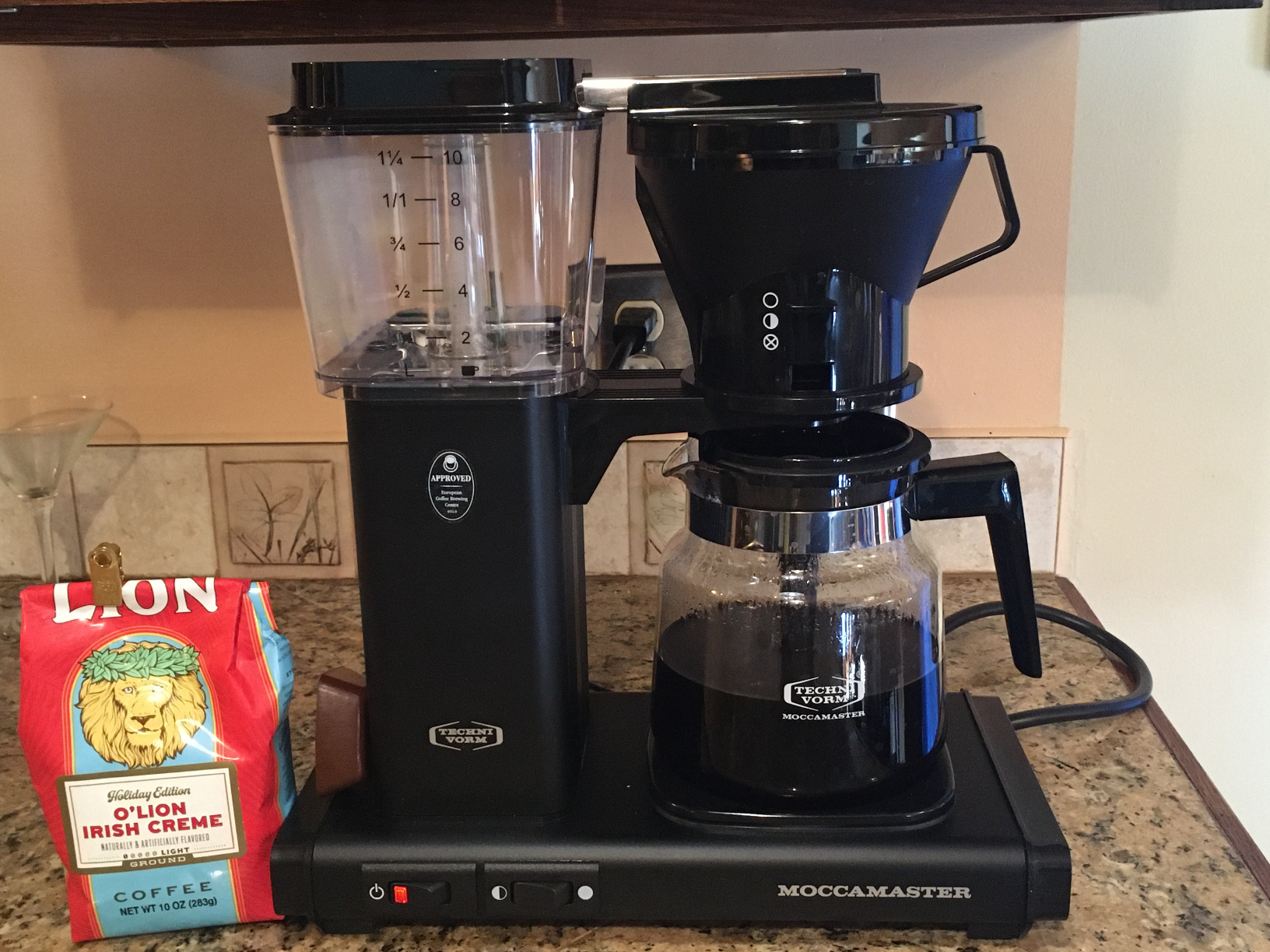 Technivorm Moccamaster 59691 KB Coffee Brewer, 40 oz, Brushed silver, 6.5